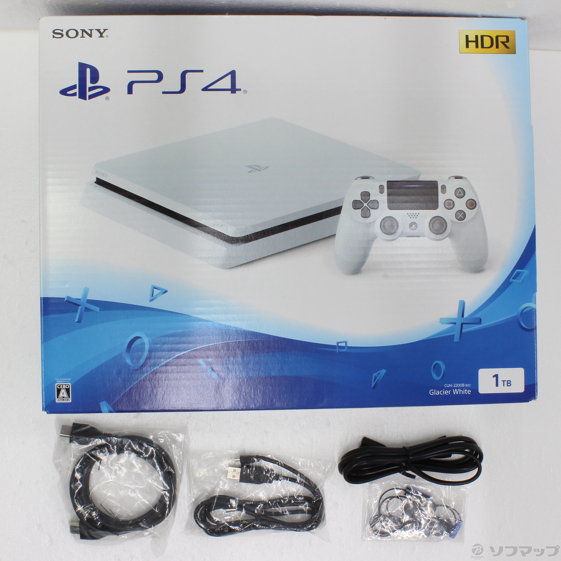 PlayStation®4 グレイシャー・ホワイト 1TB CUH-2200B - 家庭用ゲーム本体