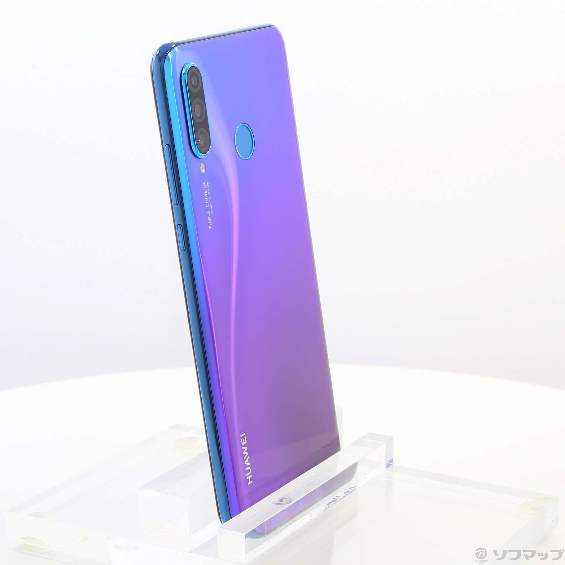 中古】HUAWEI P30 lite 64GB ピーコックブルー HWSEC1 Y!mobile