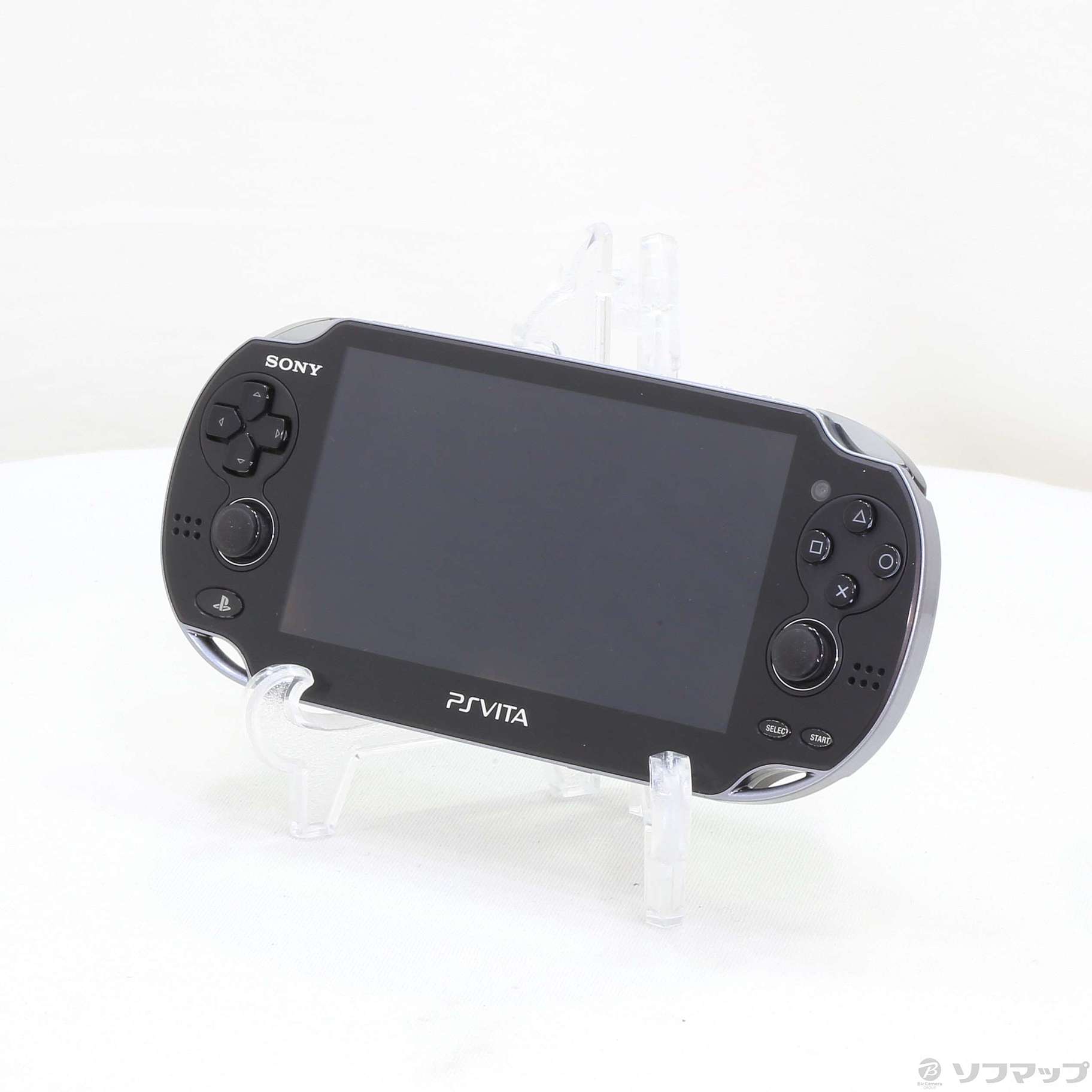 中古】PlayStation Vita Wi-Fiモデル クリスタルブラック PCH-1000 