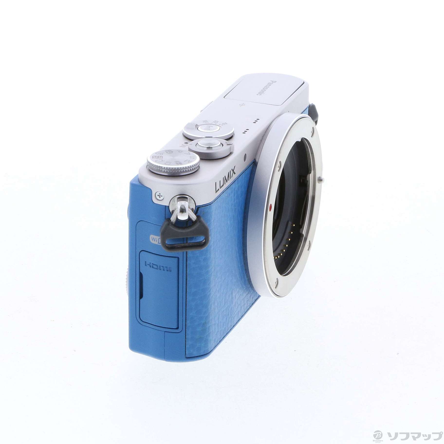 中古】DMC-GM1S ボディ ブルー [2133036360720] - リコレ