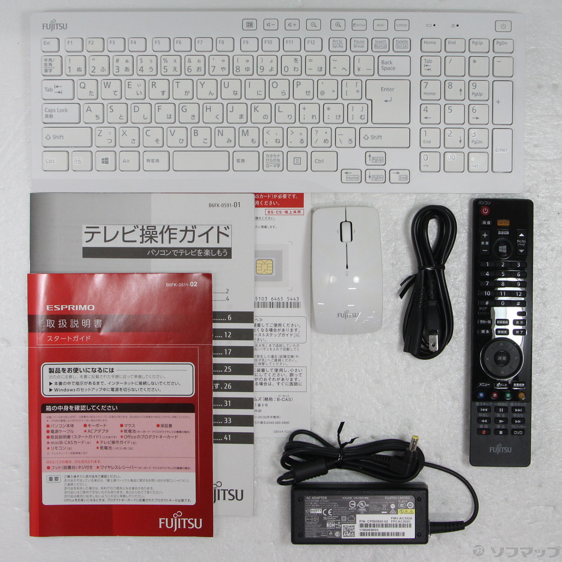 中古】セール対象品 ESPRIMO FH56／B3 FMVF56B3AB ホワイト×アクア