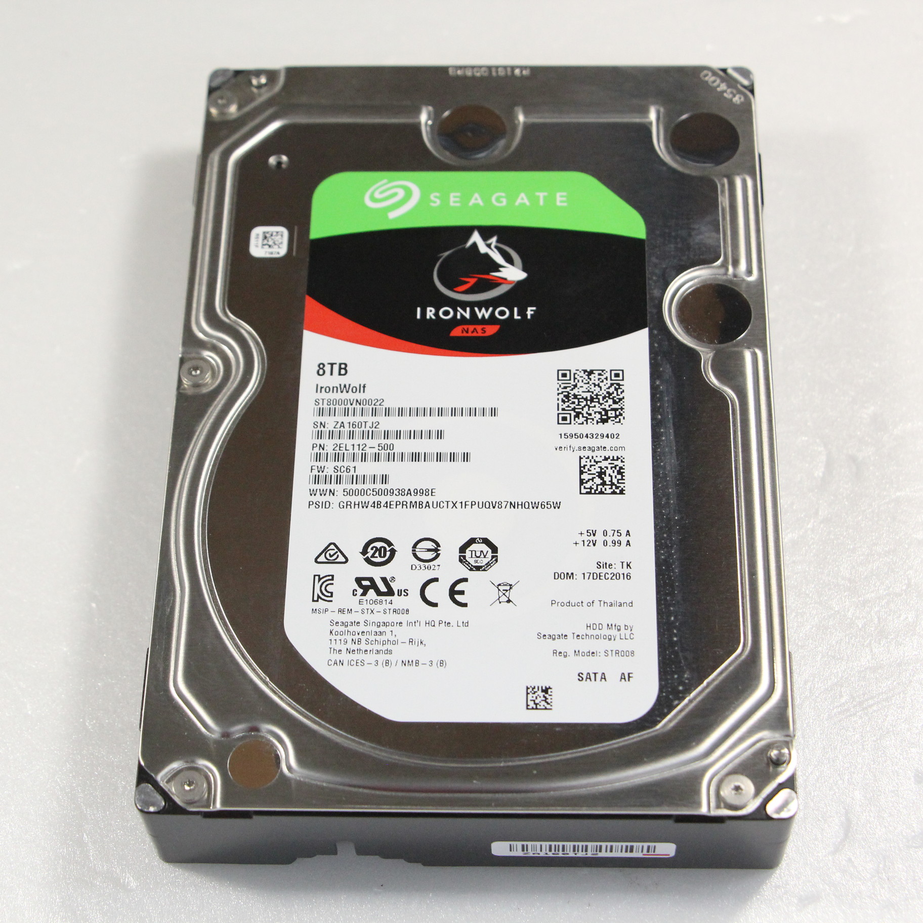 新品】最終値下げ Seagate 内蔵HDD 8TB IronWolf-