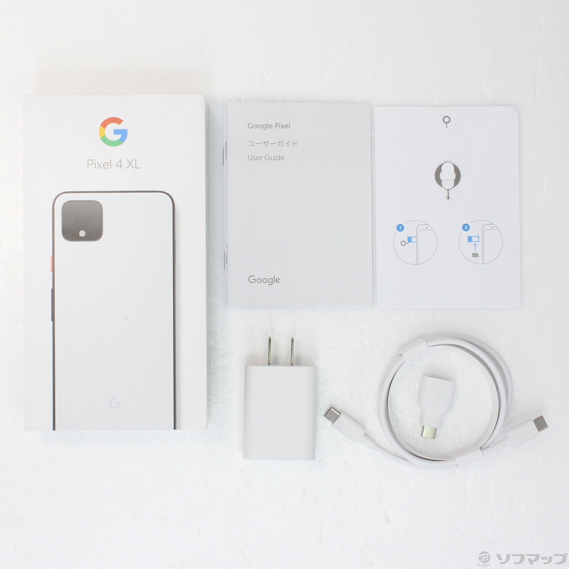 中古】Google Pixel 4 XL 128GB クリアリーホワイト G020Q SIMフリー ...