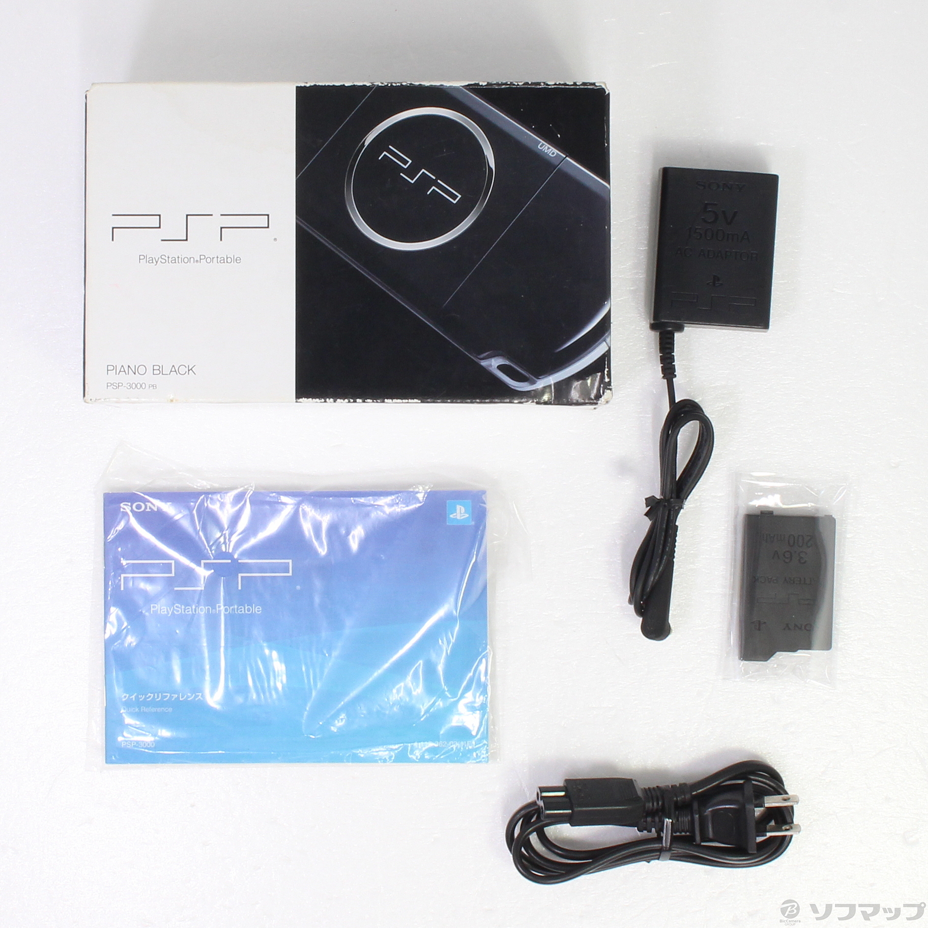 ソニー PSP 3000 本体 ピアノブラック 充電器