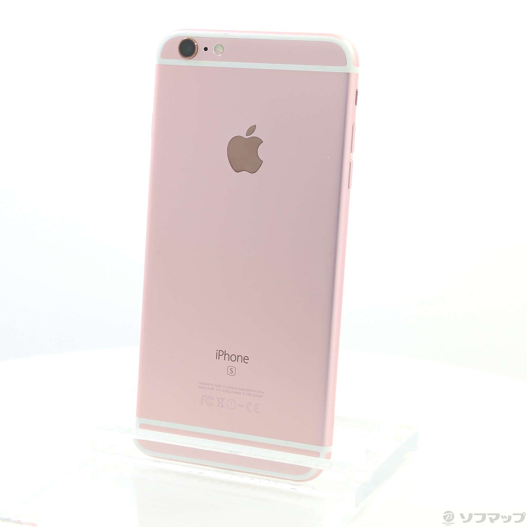 中古】iPhone6s Plus 128GB ローズゴールド MKUG2J／A SIMフリー ◇01