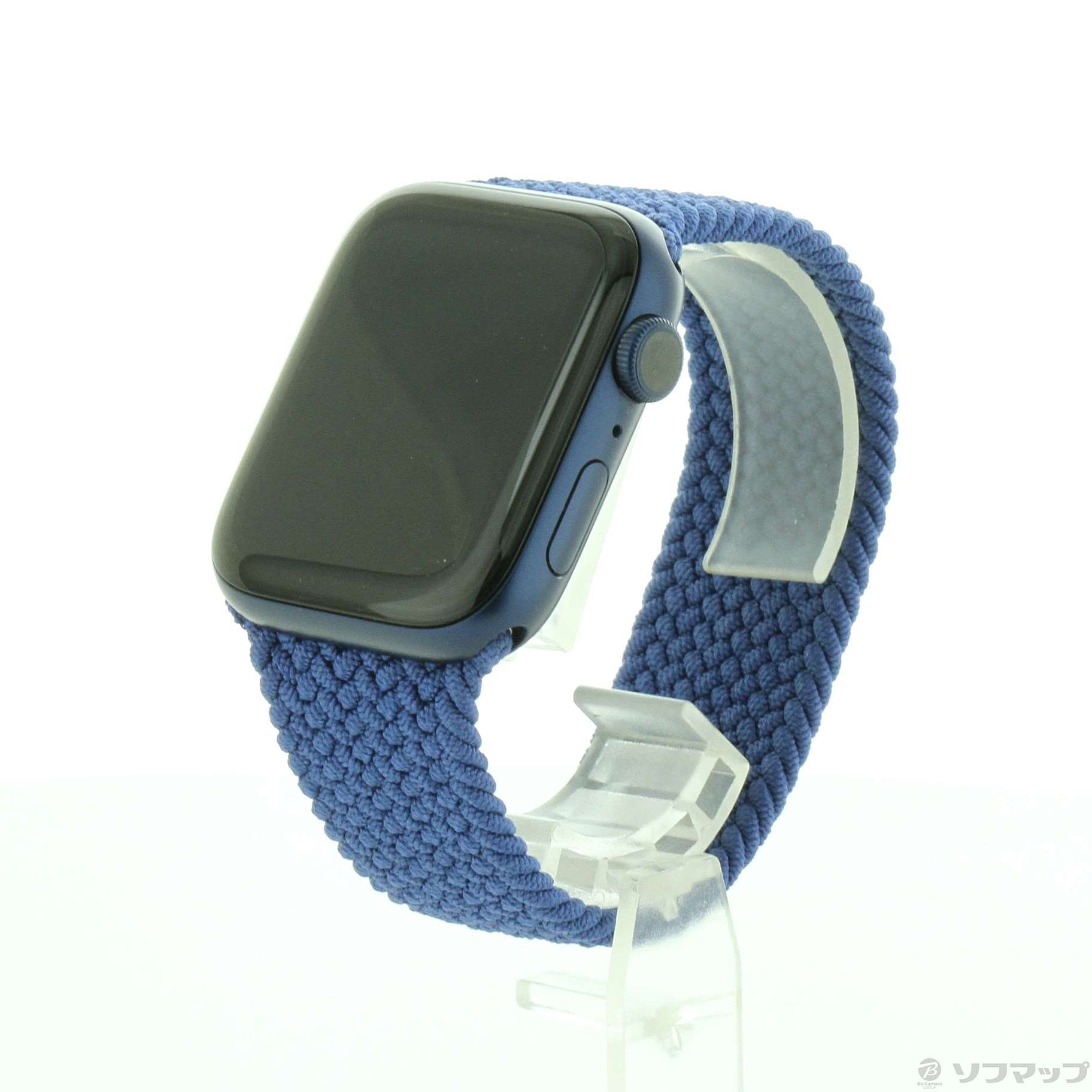 Apple Watch Series 6 GPS 44mm ブルーアルミニウムケース アトランティックブルーブレイデッドソロループ