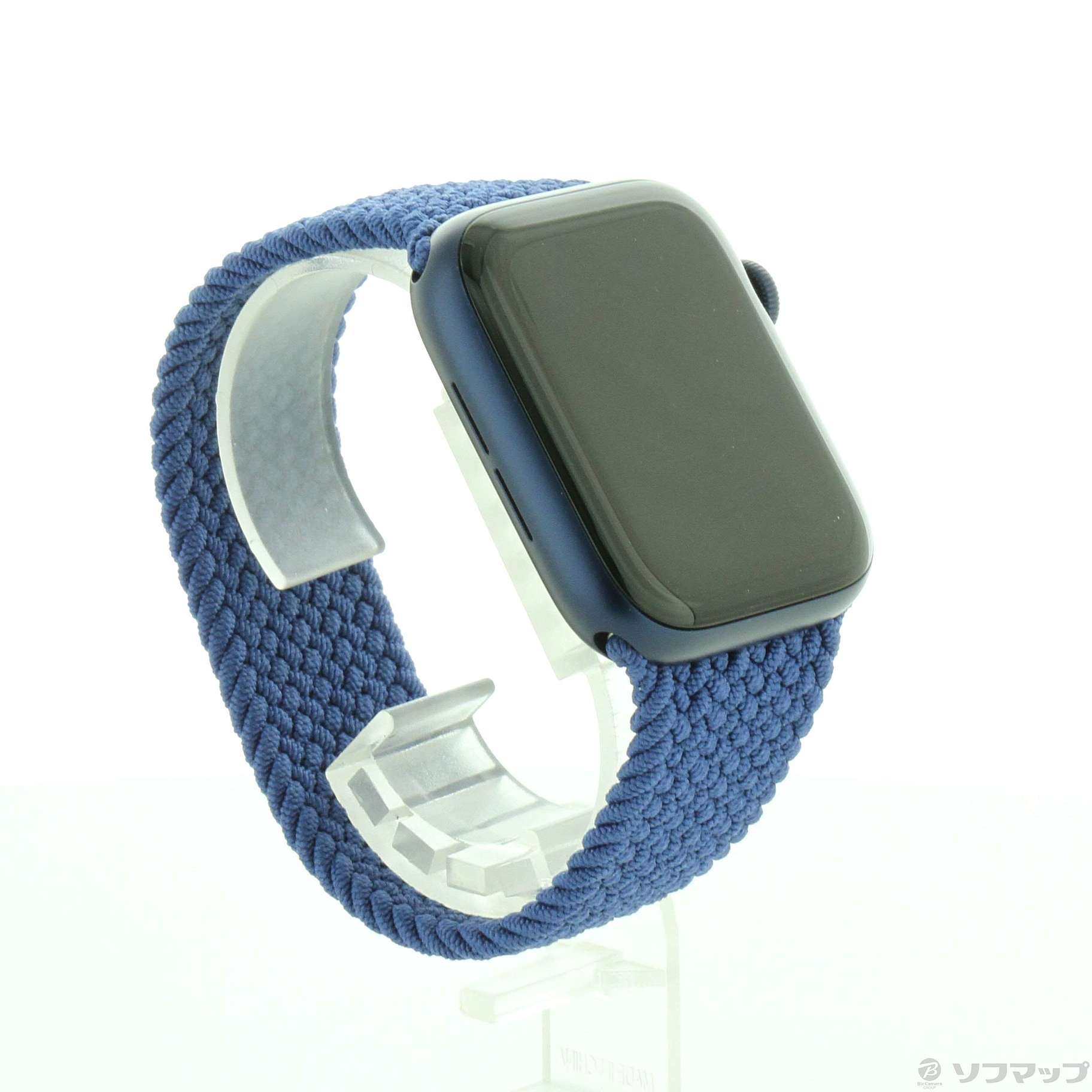 Apple Watch Series 6 GPS 44mm ブルーアルミニウムケース アトランティックブルーブレイデッドソロループ