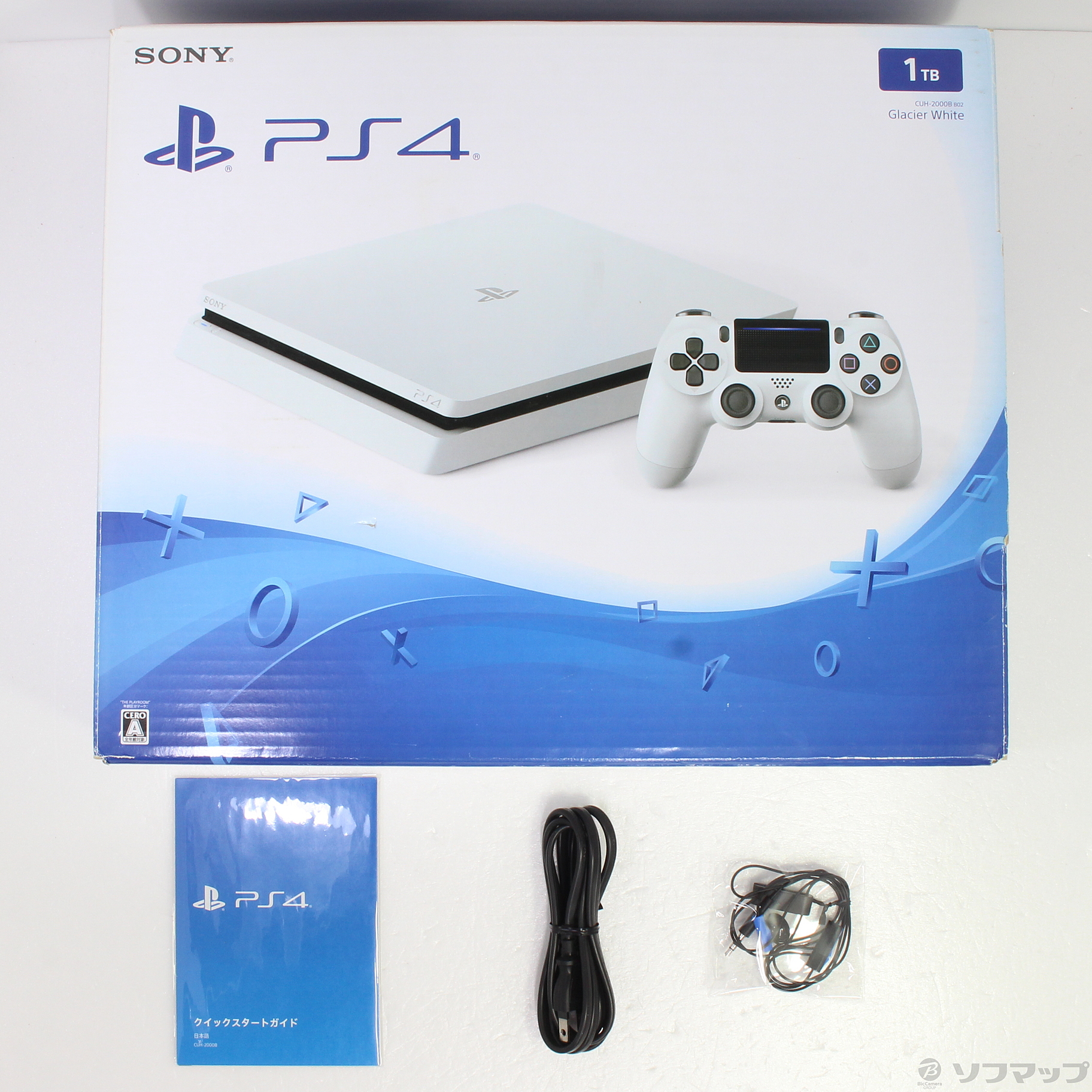 PlayStation 4 グレイシャー・ホワイト 1TB CUH-2000BB