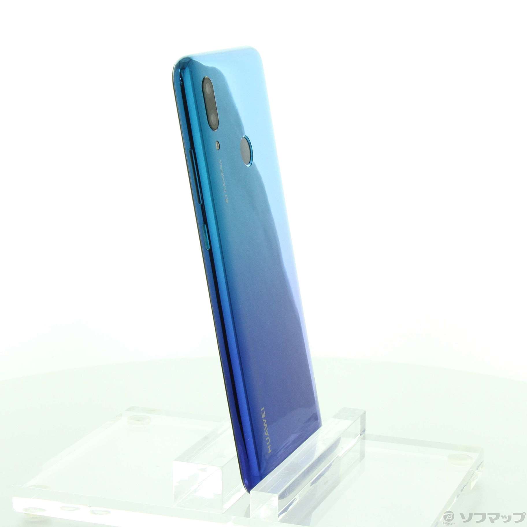 中古】HUAWEI nova lite3 32GB オーロラブルー POT-LX2J SIMフリー