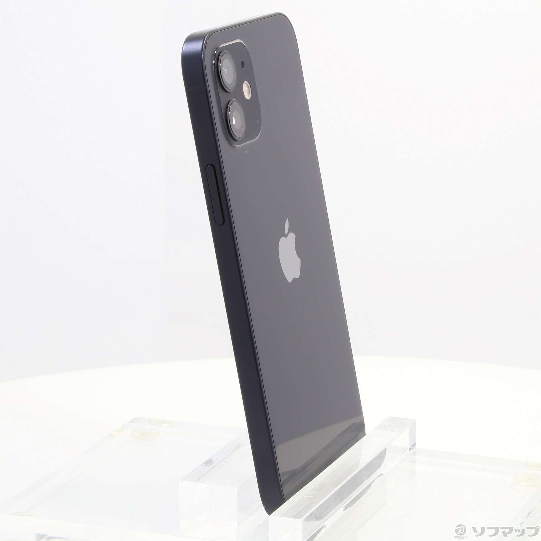 中古】iPhone12 64GB ブラック MGHN3J／A SoftBank 〔ネットワーク利用 