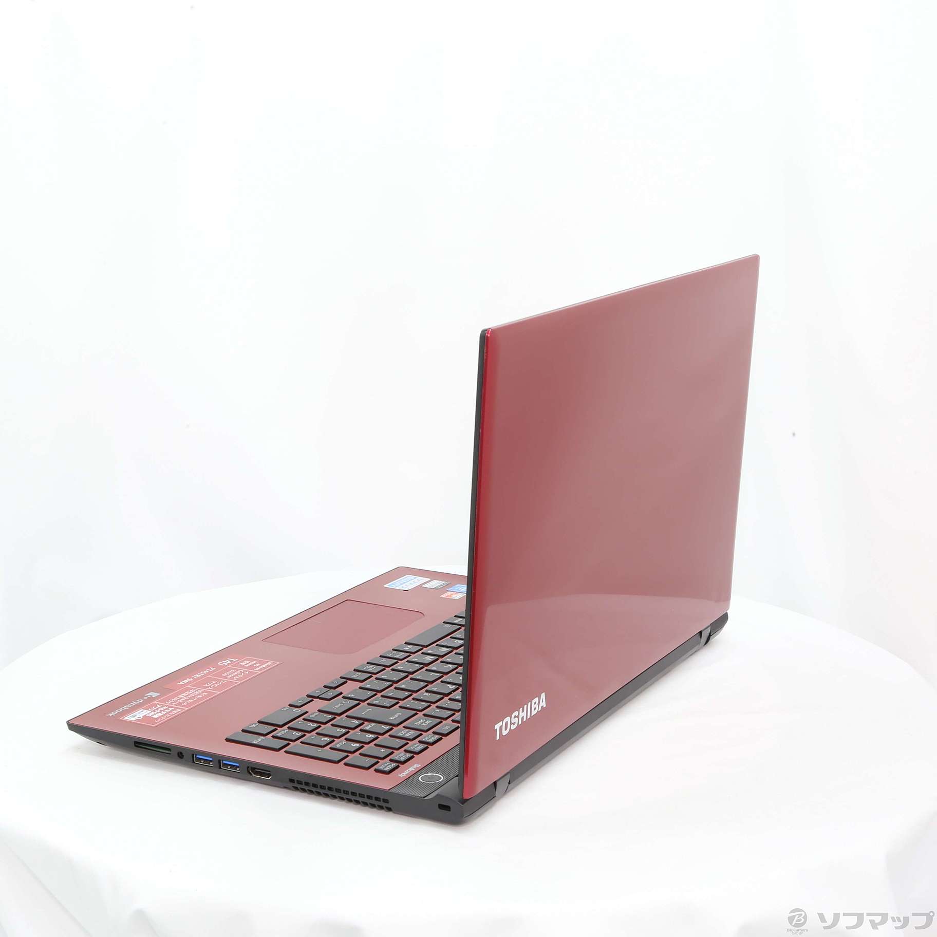 中古】dynabook T45／TRY PT45TRY-SWA モデナレッド 〔Windows 10