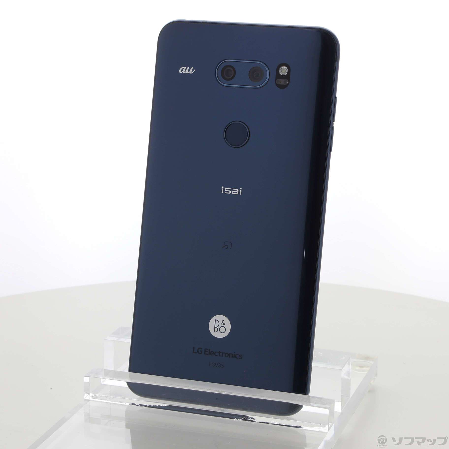 中古】isai V30+ 128GB モロッカンブルー LGV35 auロック解除SIMフリー