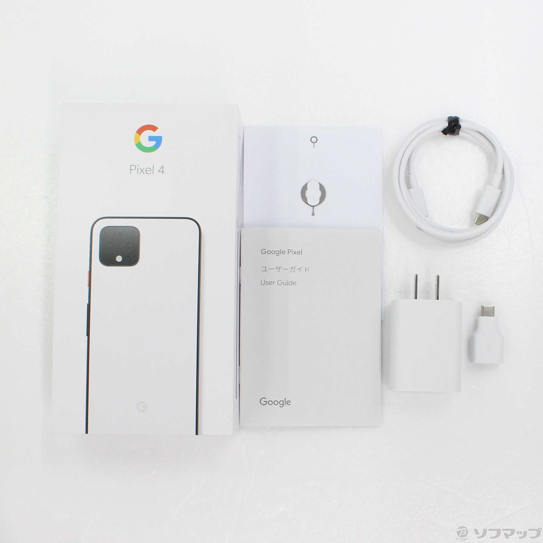 中古】Google Pixel 4 64GB クリアリーホワイト G020N SIMフリー