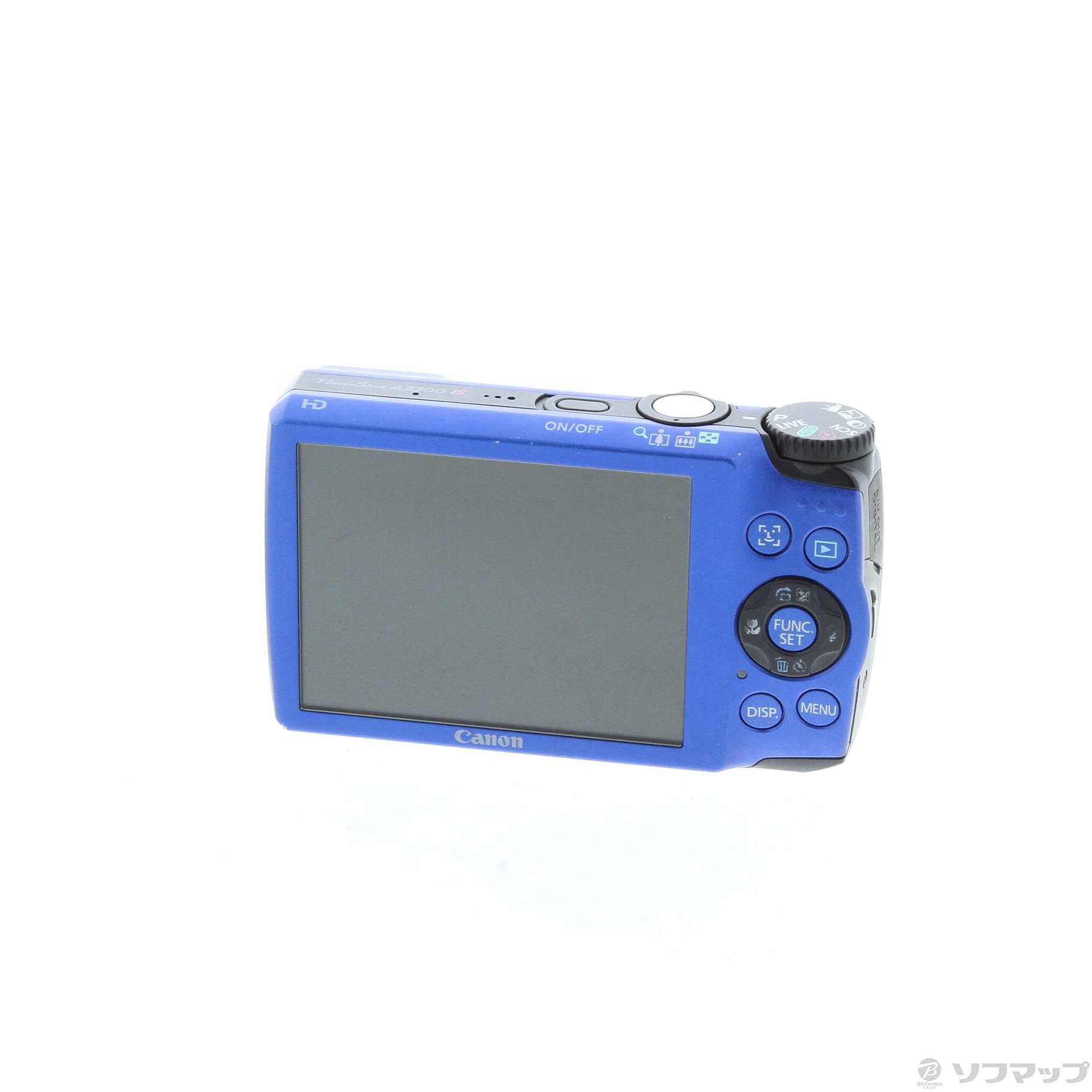 中古】PowerShot A3300 IS (BL) (1600万画素／5倍／ブルー／SDXC 