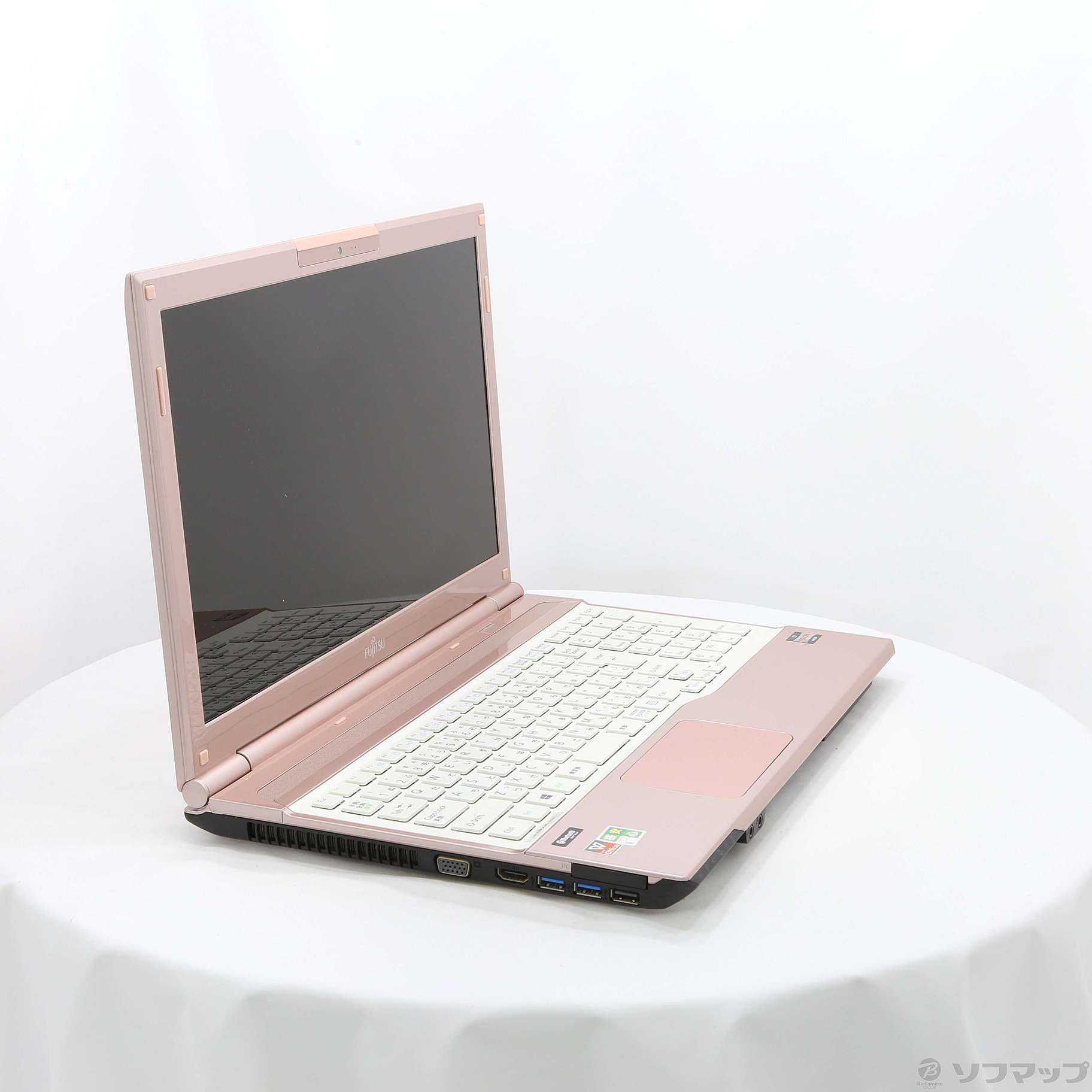 中古】格安安心パソコン LIFEBOOK AH40／J FMVA40JPJ エレガントピンク