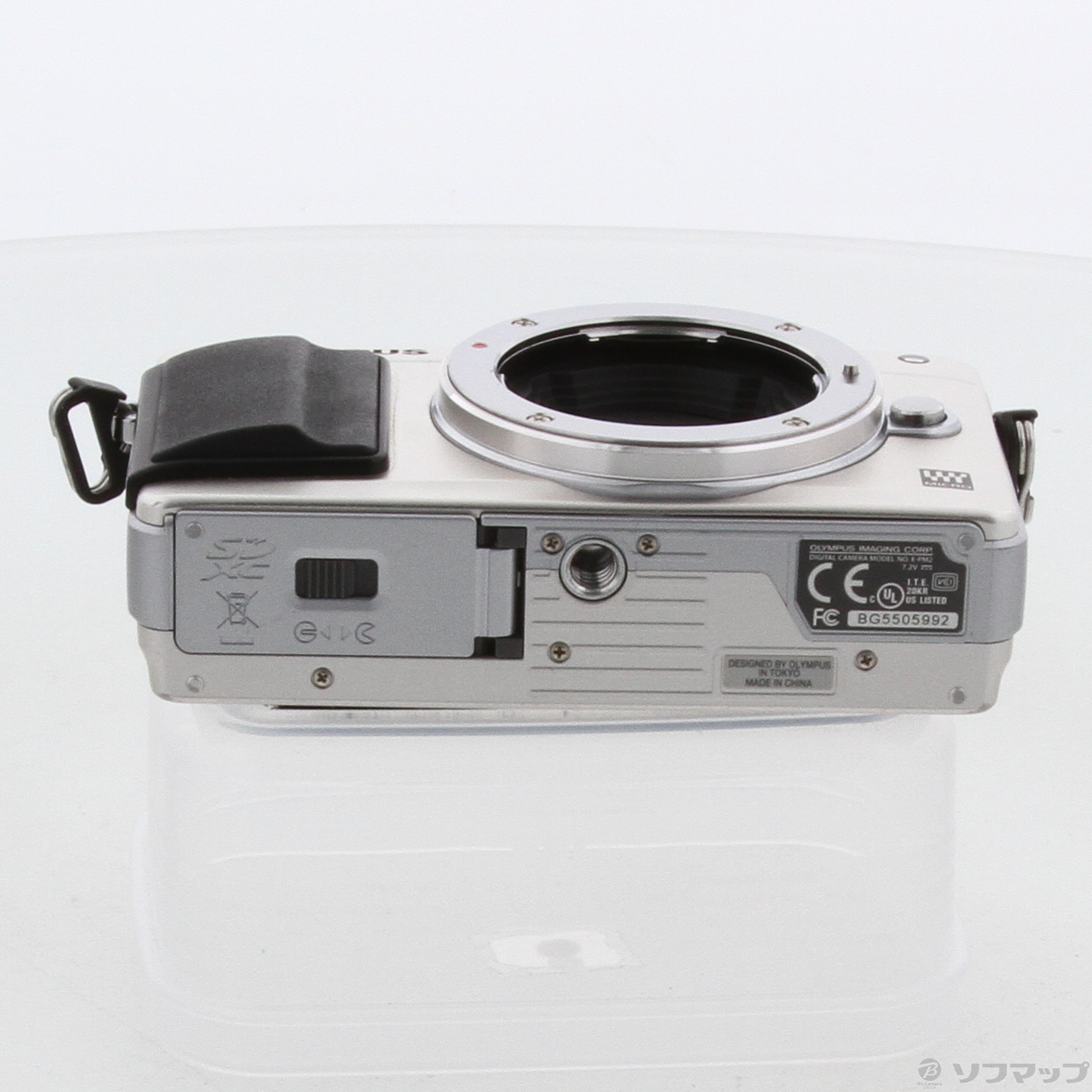 中古】PEN mini E-PM2ダブルズームキット(シルバー) [2133036634944 