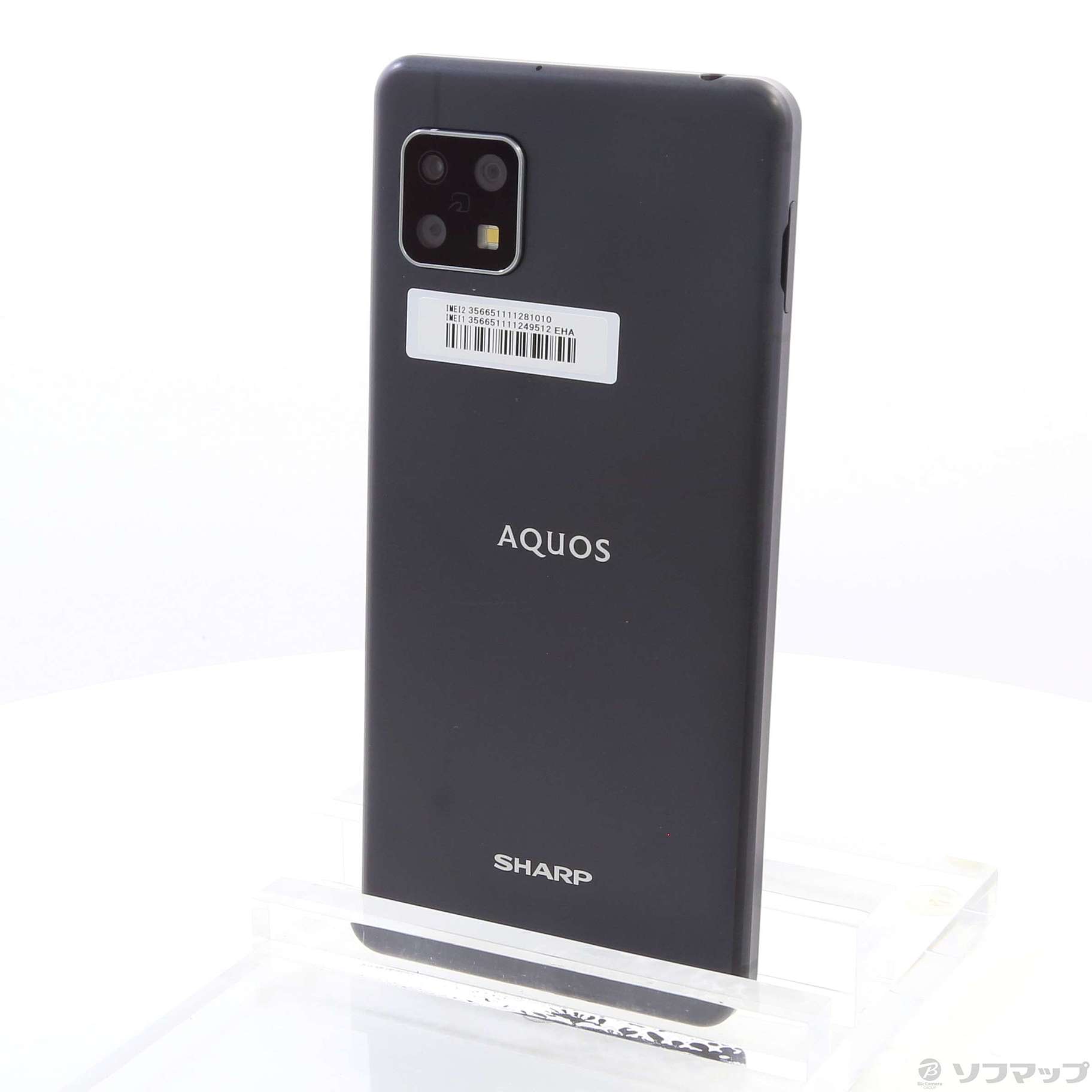 中古】AQUOS sense5G 64GB ブラック SH-M17 SIMフリー [2133036636399