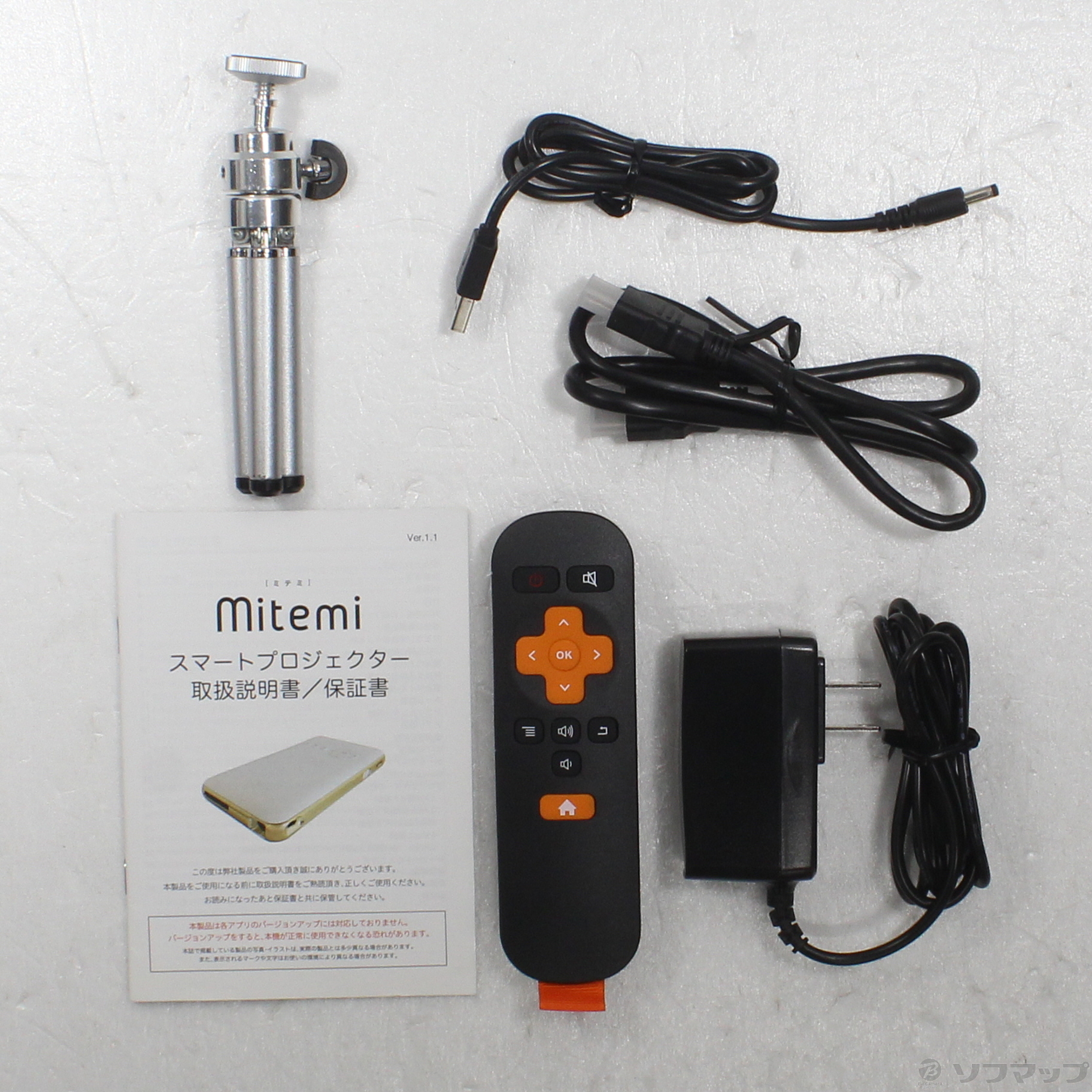 中古】〔中古品〕 mitemi スマートプロジェクター RA-P150