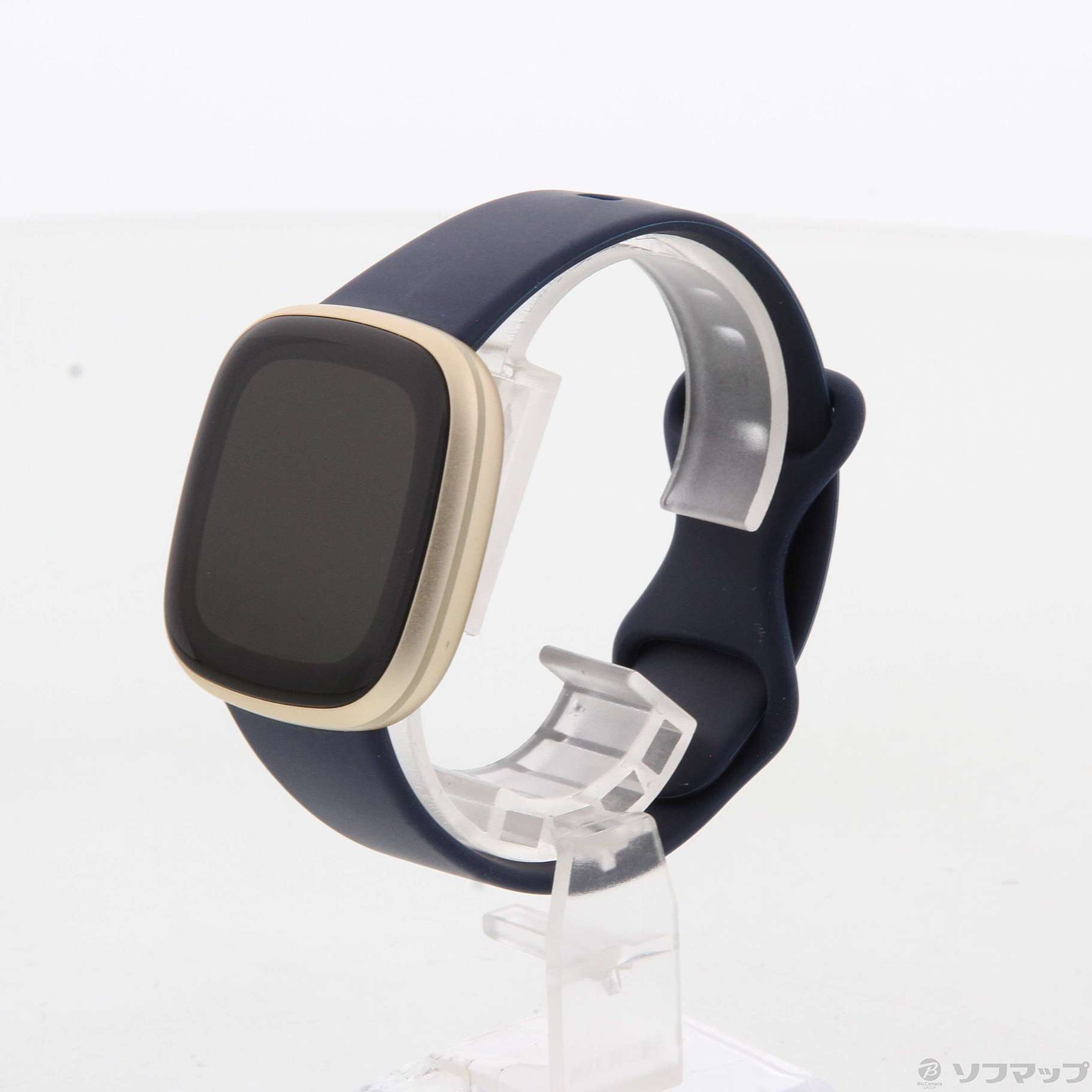 Fitbit Versa 3 ミッドナイト/ソフトゴールド - 腕時計(デジタル)