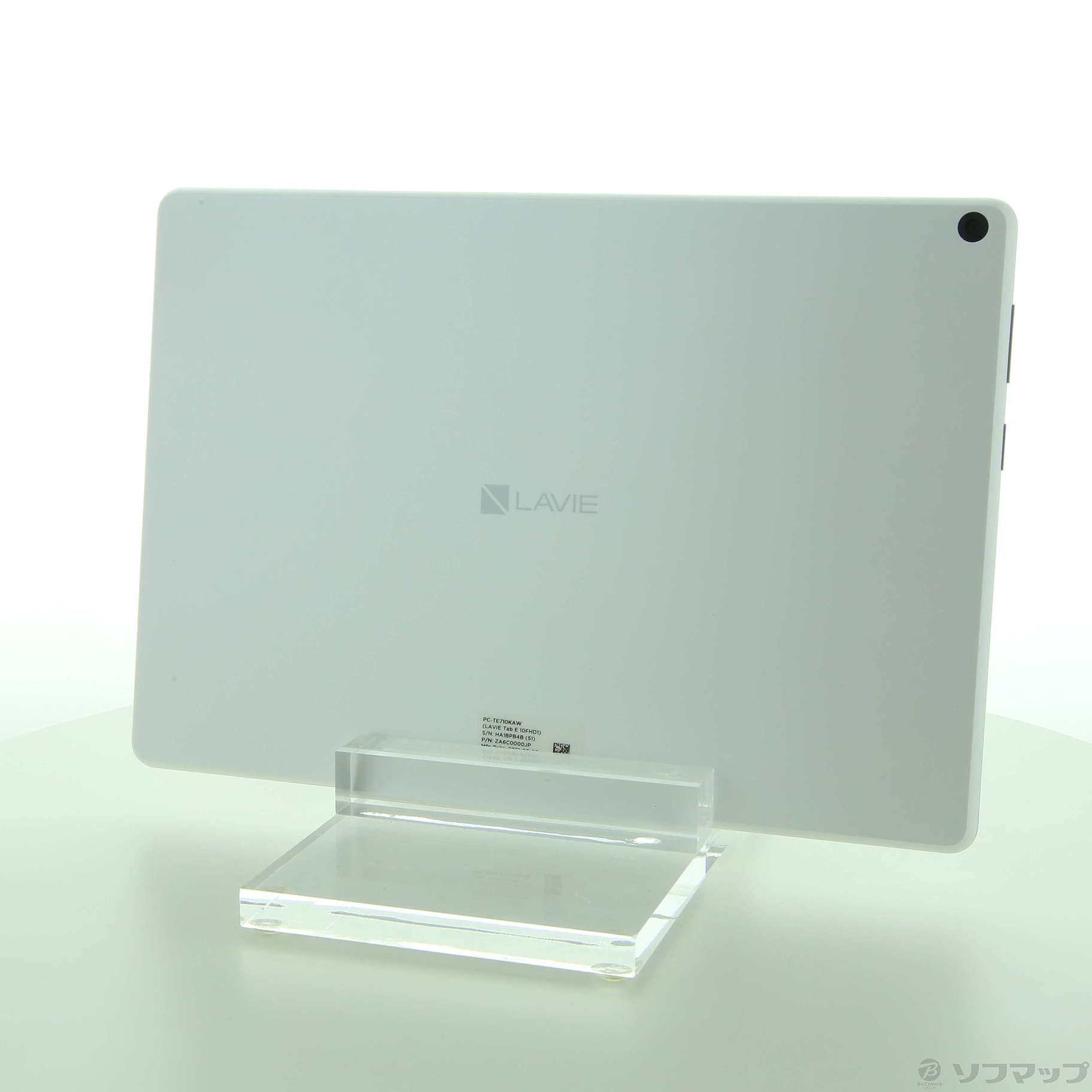 中古】LaVie Tab E TE710／KAW 64GB ホワイト PC-TE710KAW Wi-Fi ◇01