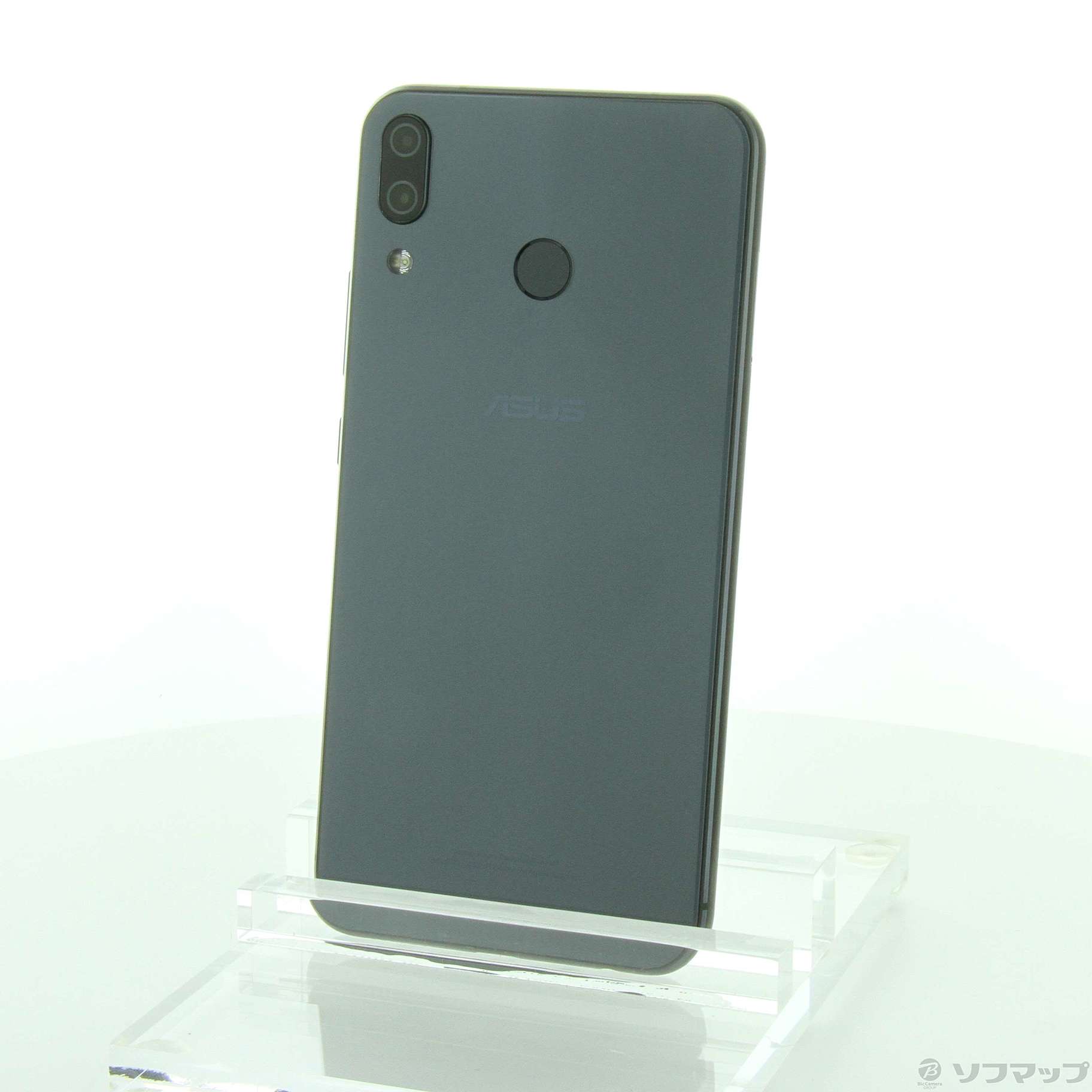 中古】ZenFone 5Z 128GB シャイニーブラック ZS620KL-BK128S6 SIM