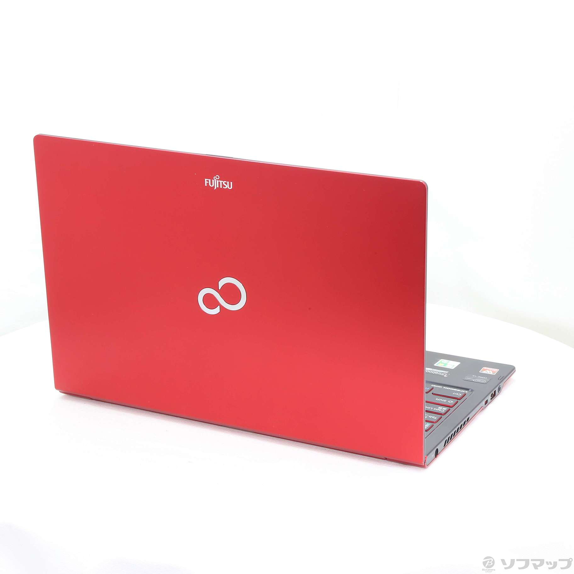 中古】格安安心パソコン LIFEBOOK UH75／J FMVU75JRA サテンレッド 
