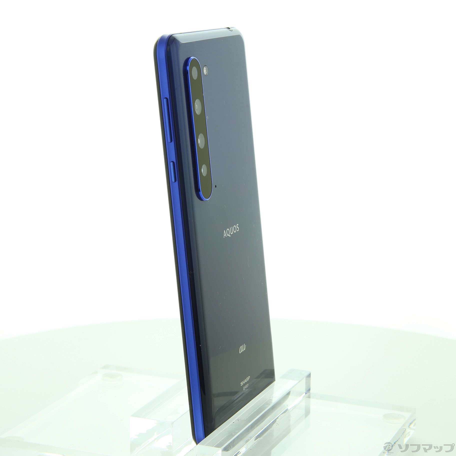 中古】AQUOS R5G 256GB アースブルー SHG01 auロック解除SIMフリー