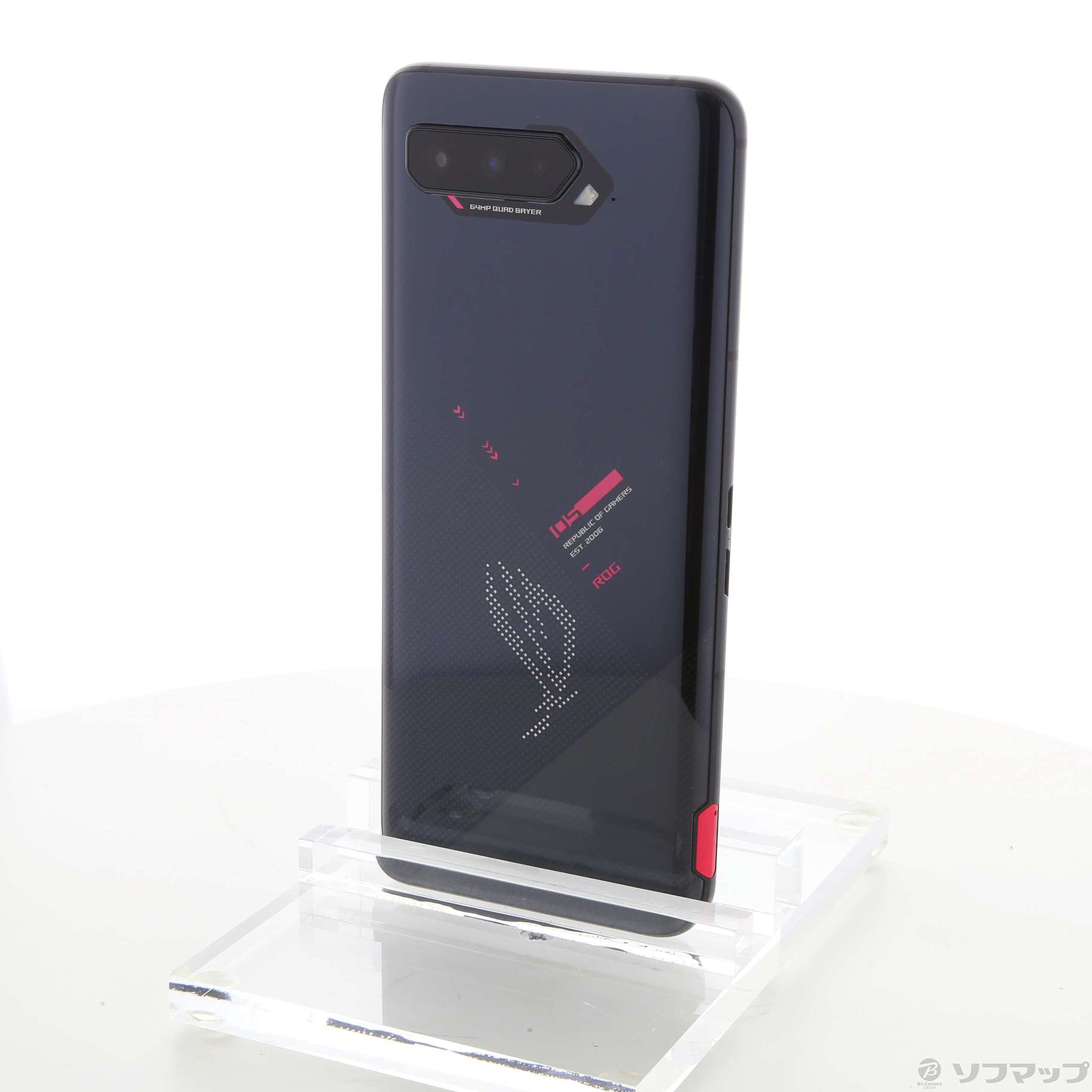 中古】〔展示品〕 ROG Phone 5 256GB ファントムブラック ZS673KS 