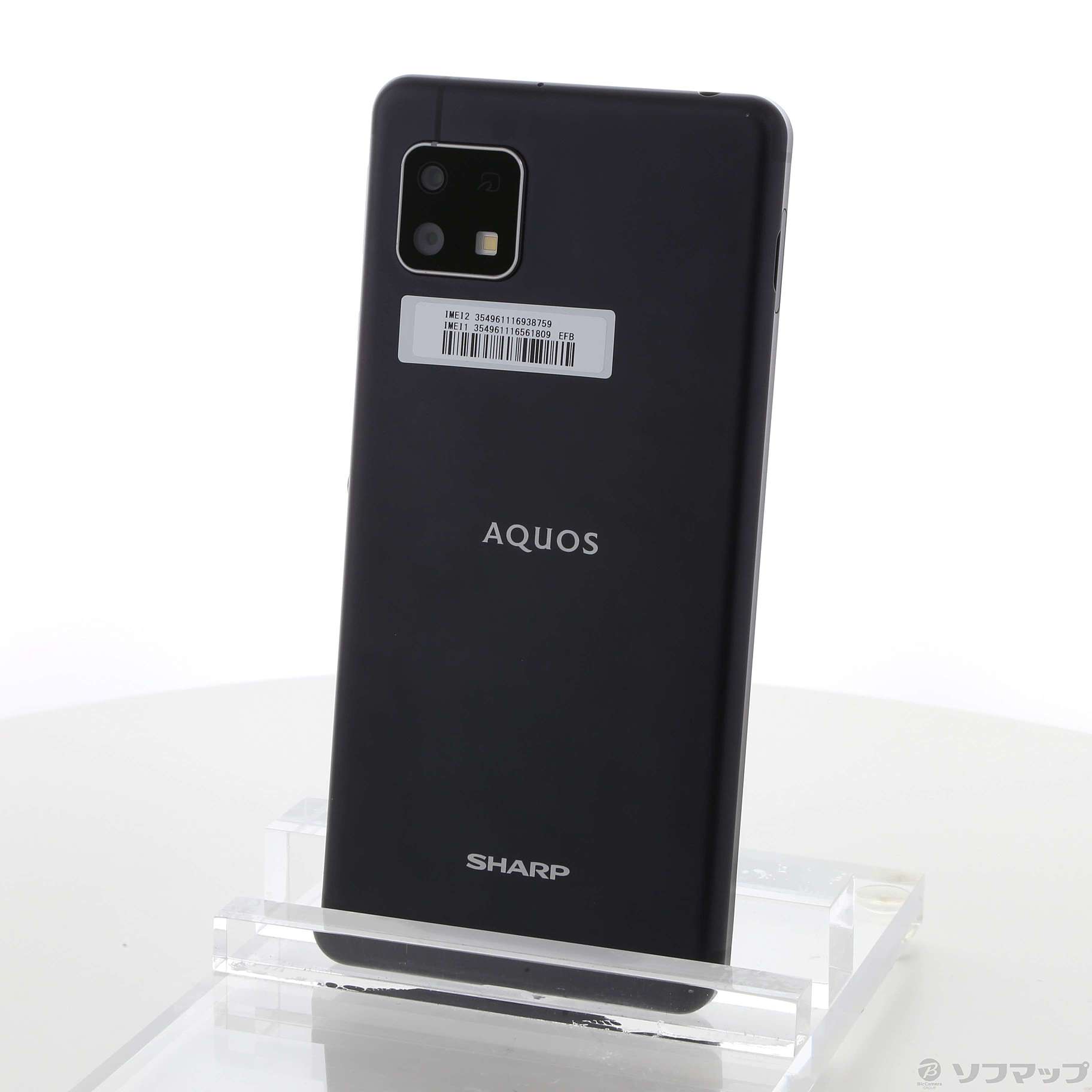 中古】AQUOS sense4 lite 64GB ブラック ZKME2002BK SIMフリー