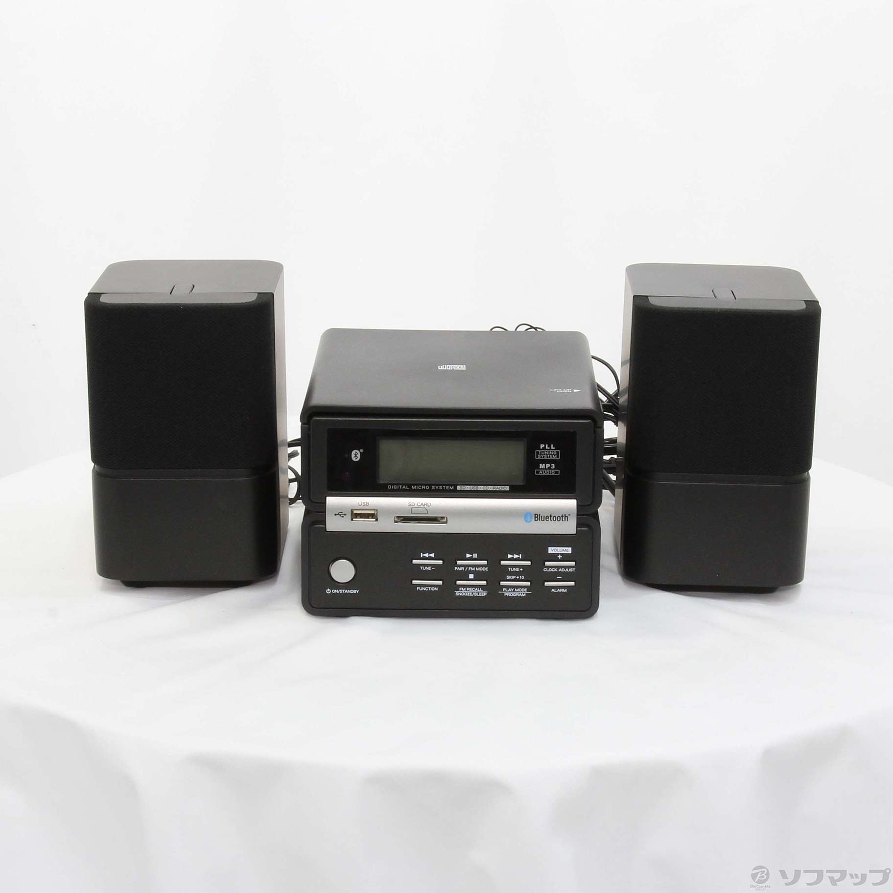 中古】〔展示品〕 ミニコンポ XR-BU30B ブラック [2133036780597