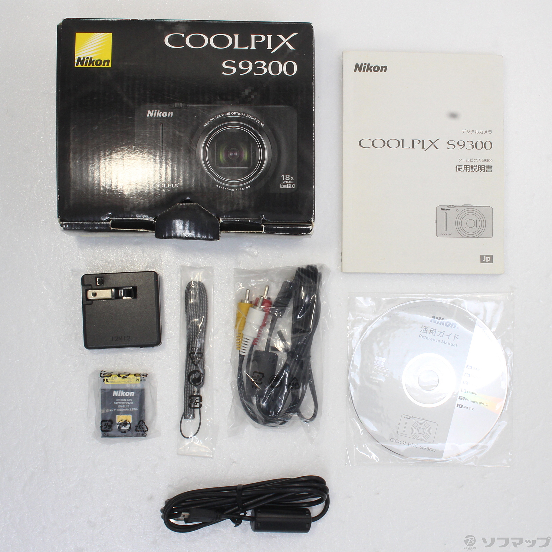 中古】COOLPIX S9300 ノーブルブラック [2133036794877] - リコレ