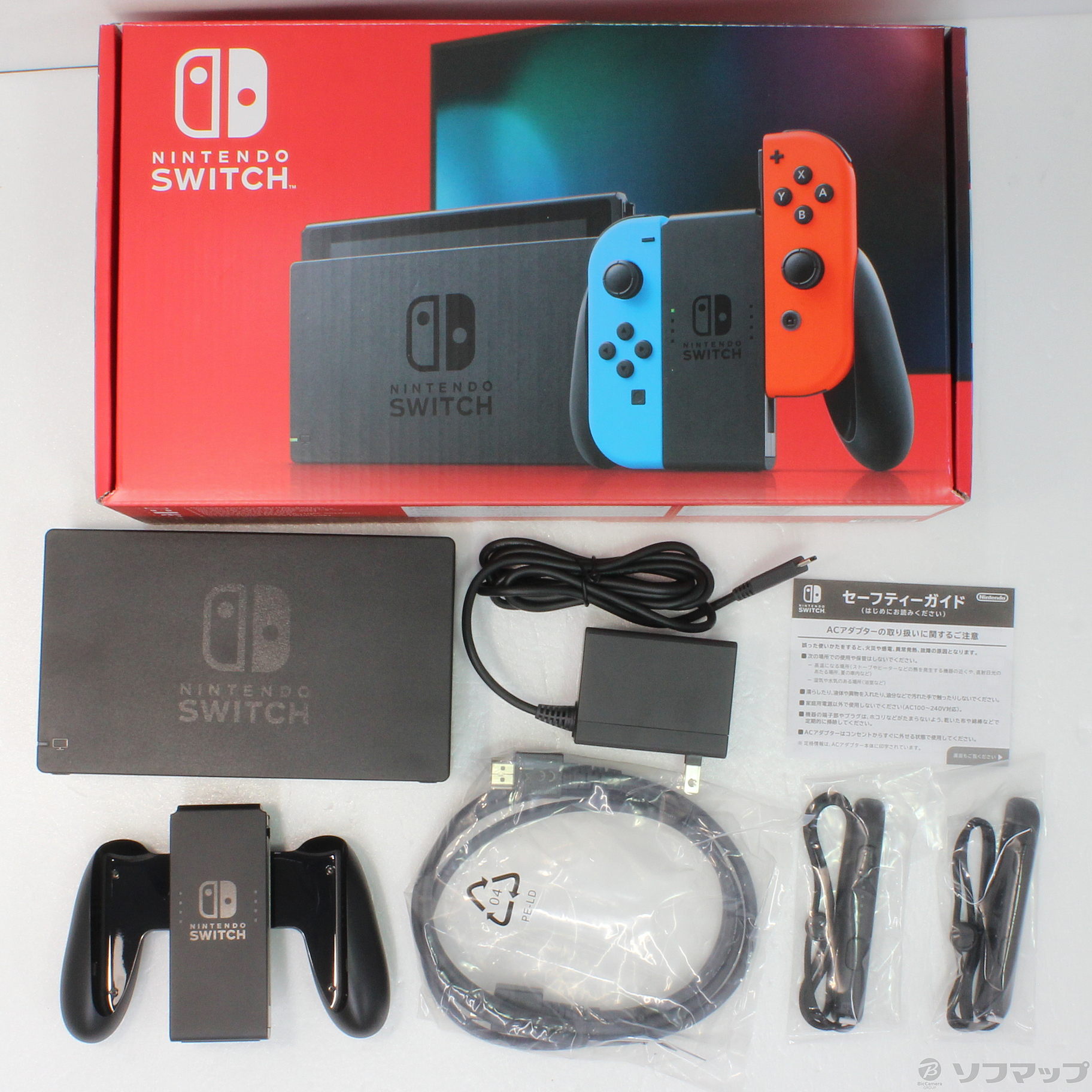 中古】セール対象品 Nintendo Switch Joy-Con (L) ネオンブルー／ (R ...