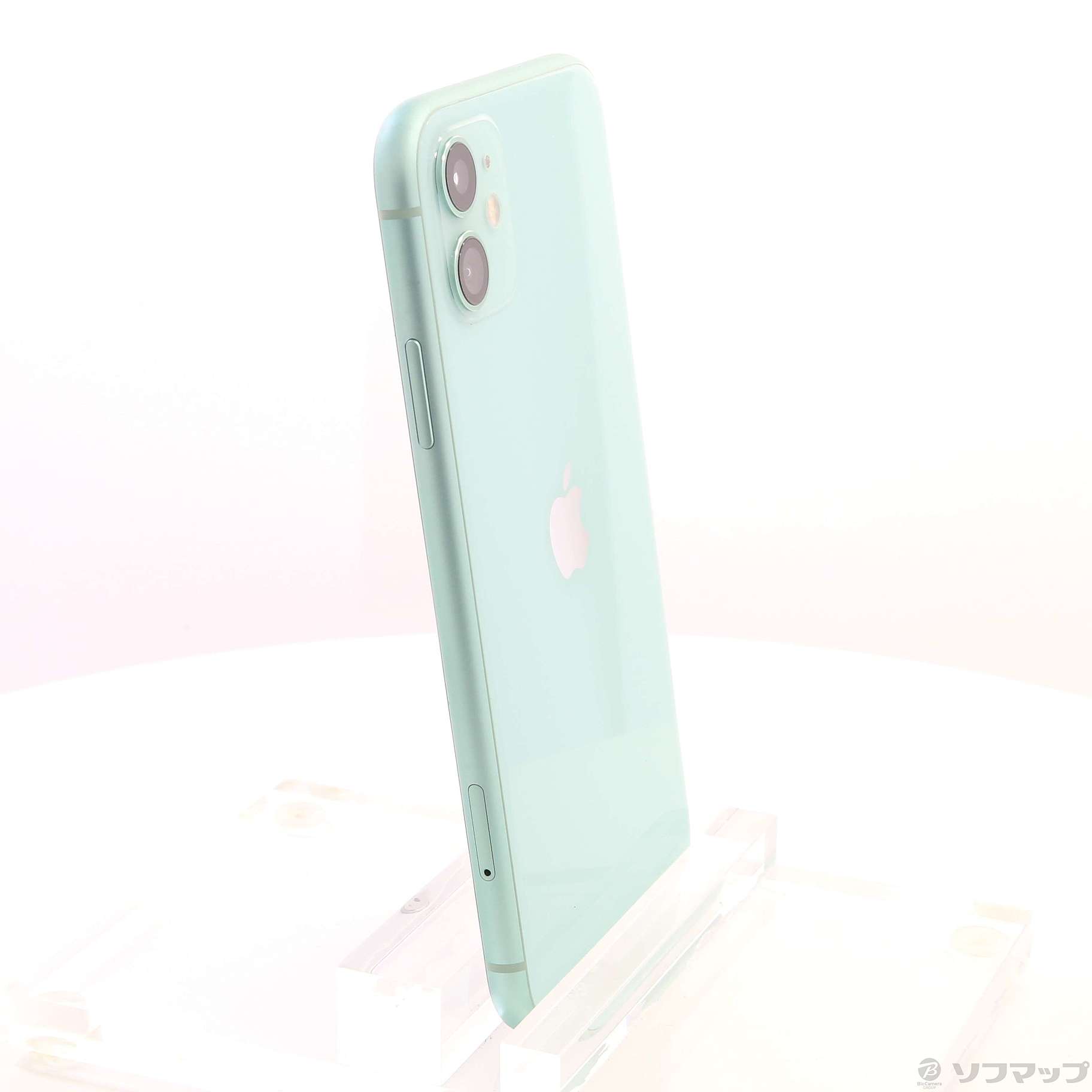 中古/画面割れ有】iPhone 11 グリーン 64 GB docomo+