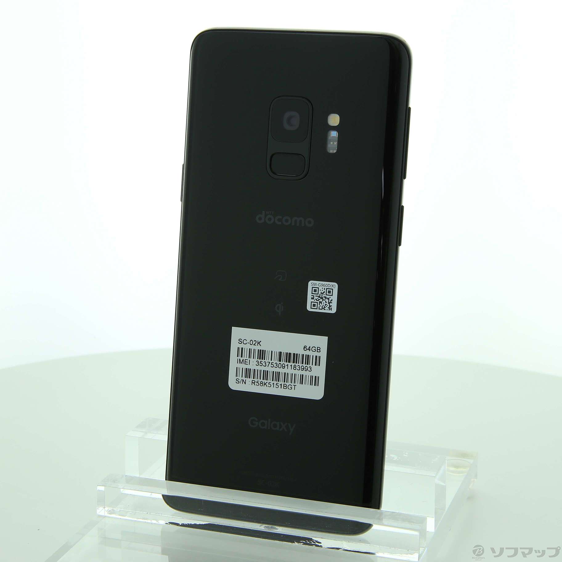 【ジャンク】Galaxy S9 SC-02K Black 64GB docomo