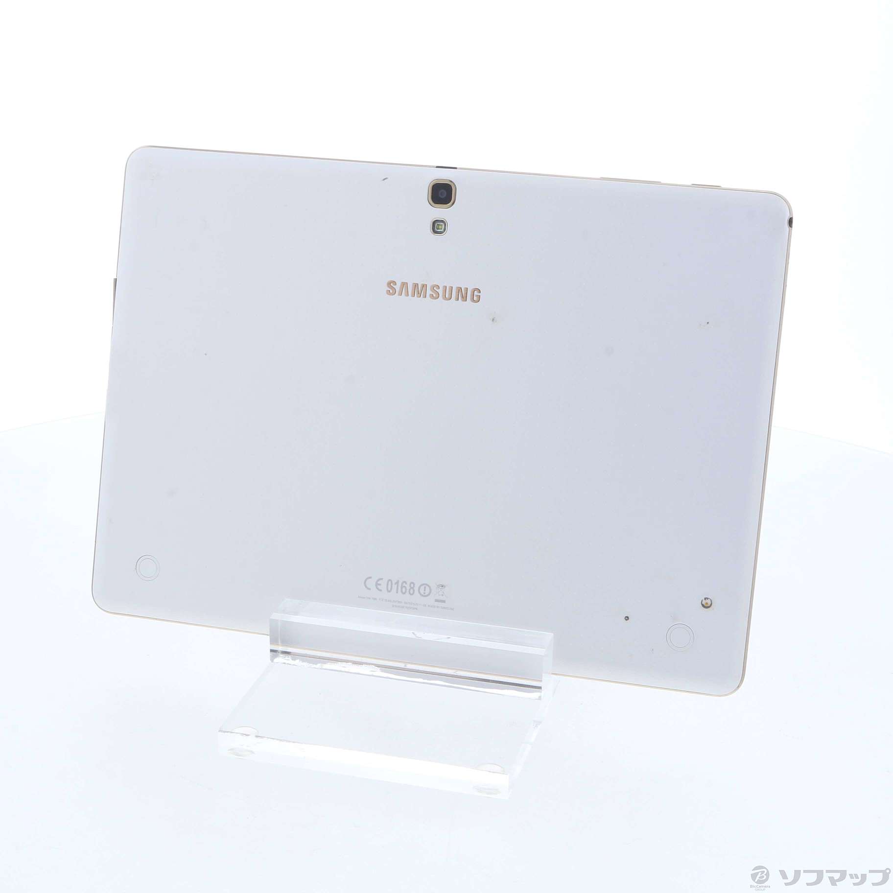 中古品〕 GALAXY Tab S 32GB ダズリングホワイト SMT800NZWEXJP Wi-Fi