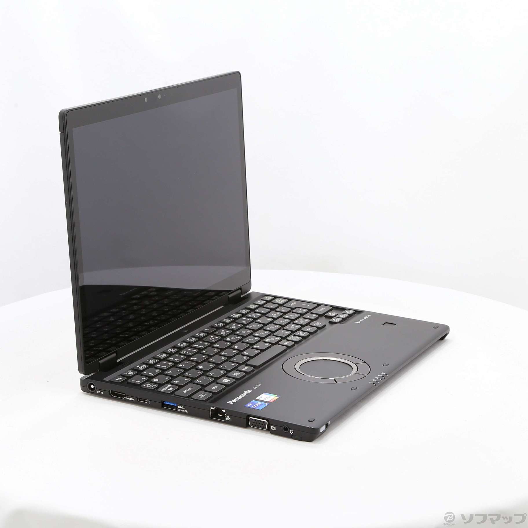 中古】〔展示品〕 Lets note QV1 CF-QV1GFNQR ブラック 〔Windows 10