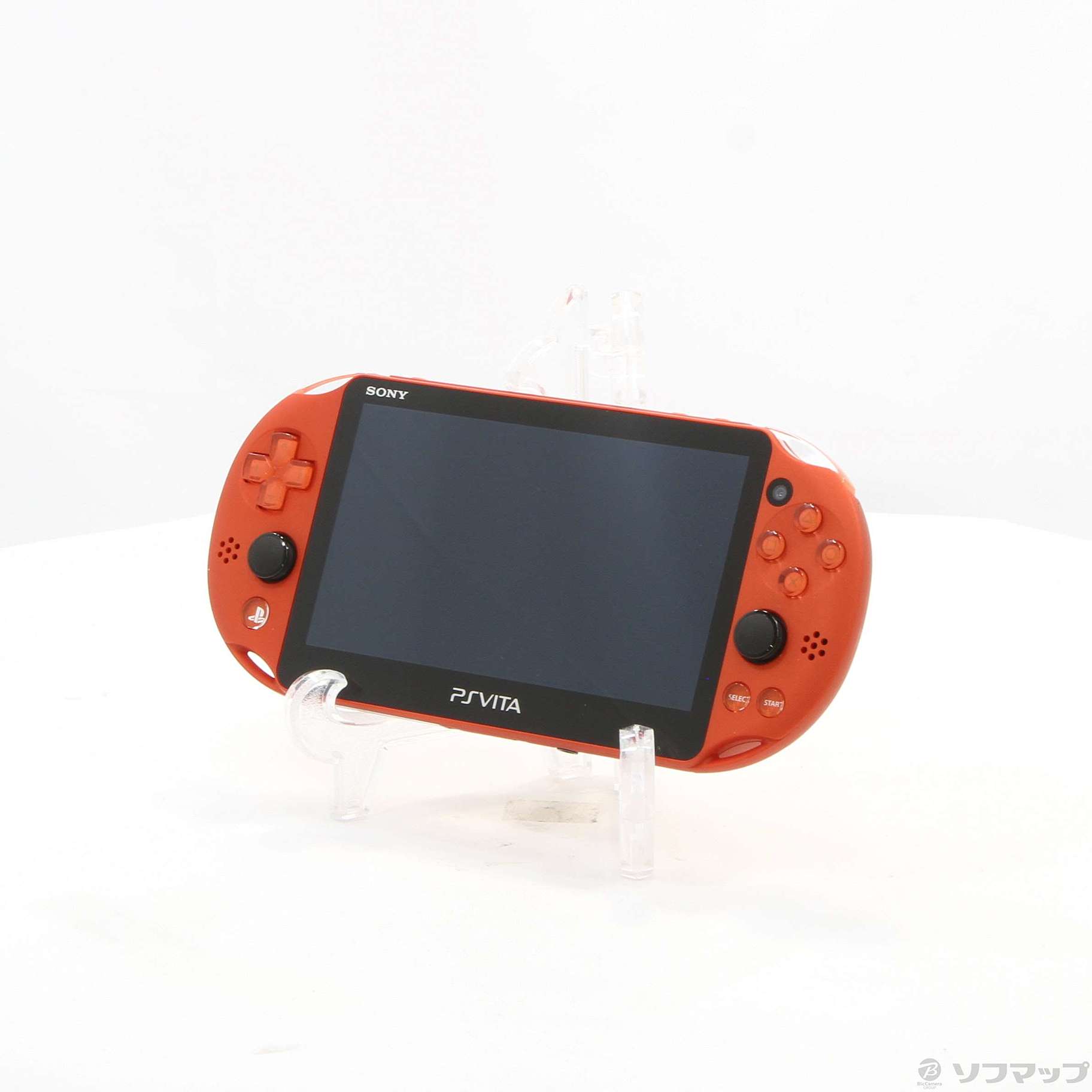 中古】PlayStation Vita Wi-Fiモデル メタリックレッド PCH-2000ZA