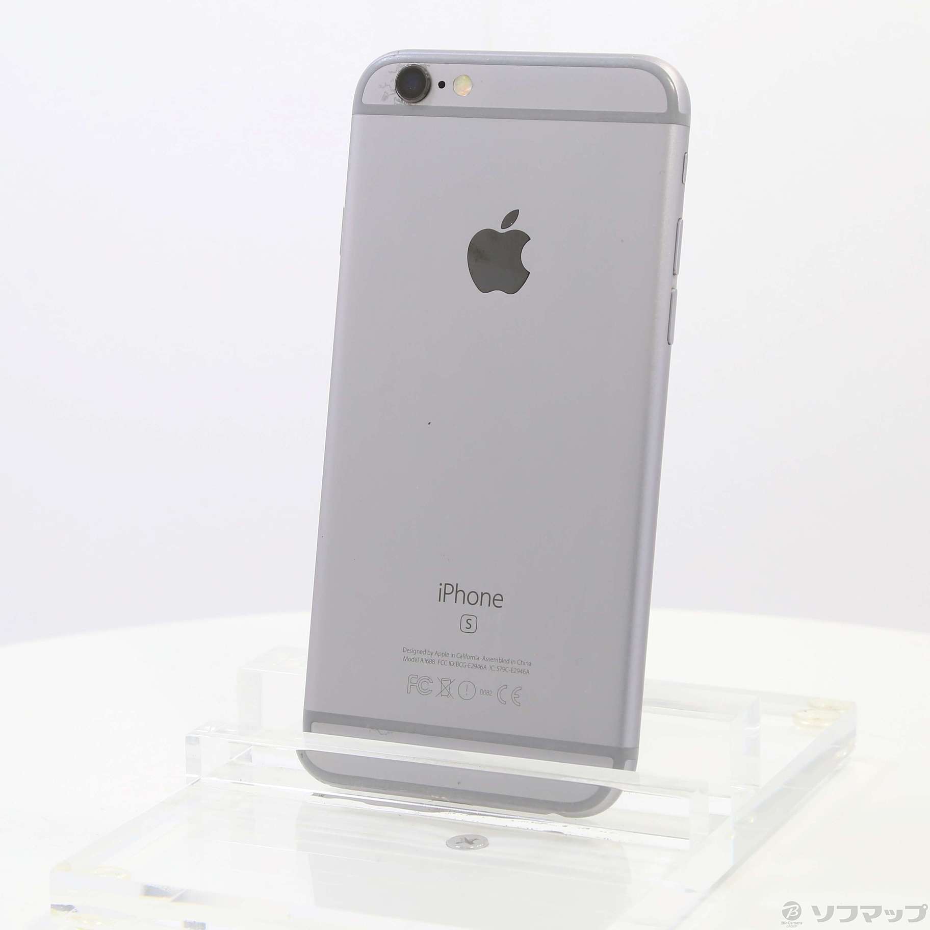 中古】iPhone6s 64GB スペースグレイ MKQN2J／A SoftBank