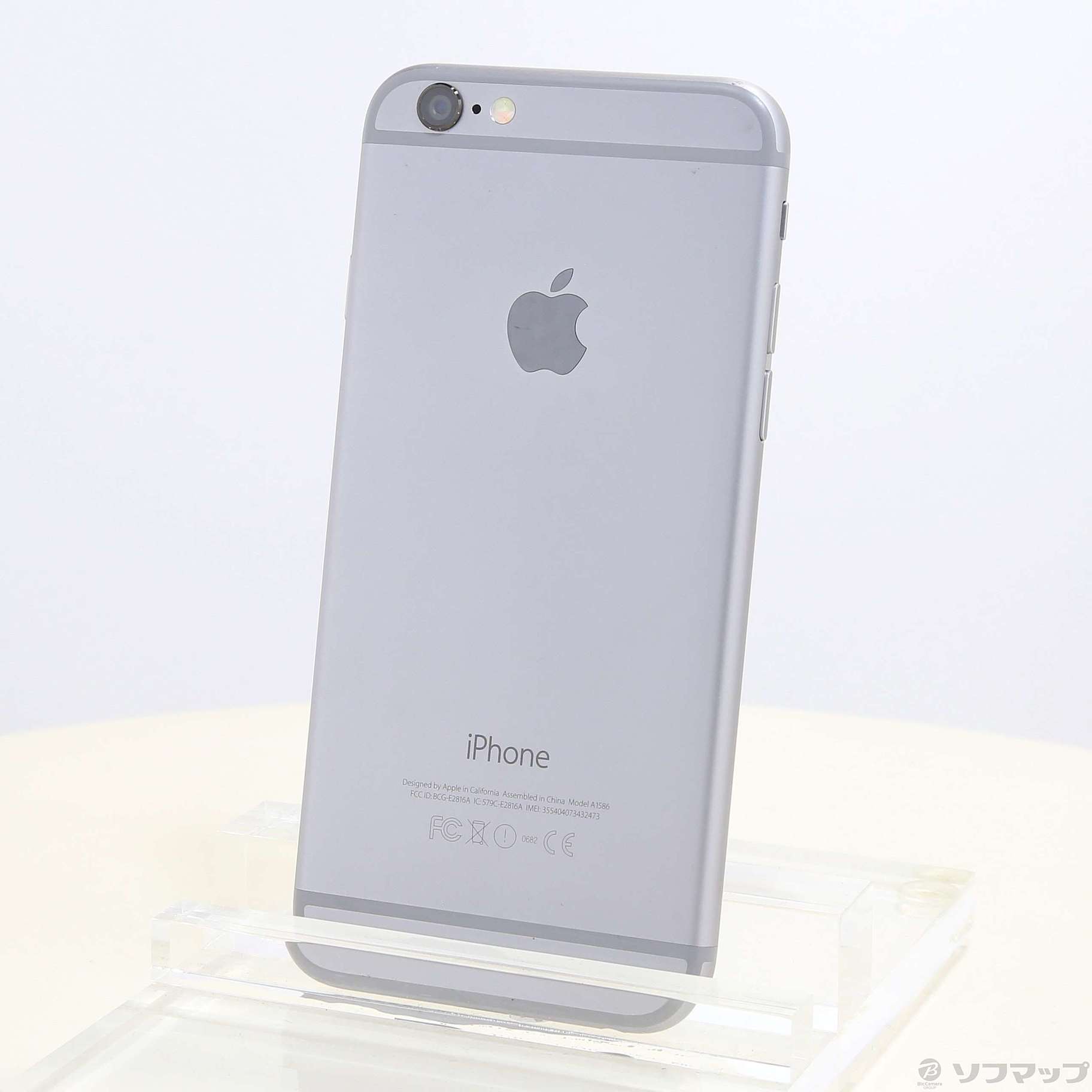 iPhone 6 スペースグレー 64GB auスマートフォン/携帯電話