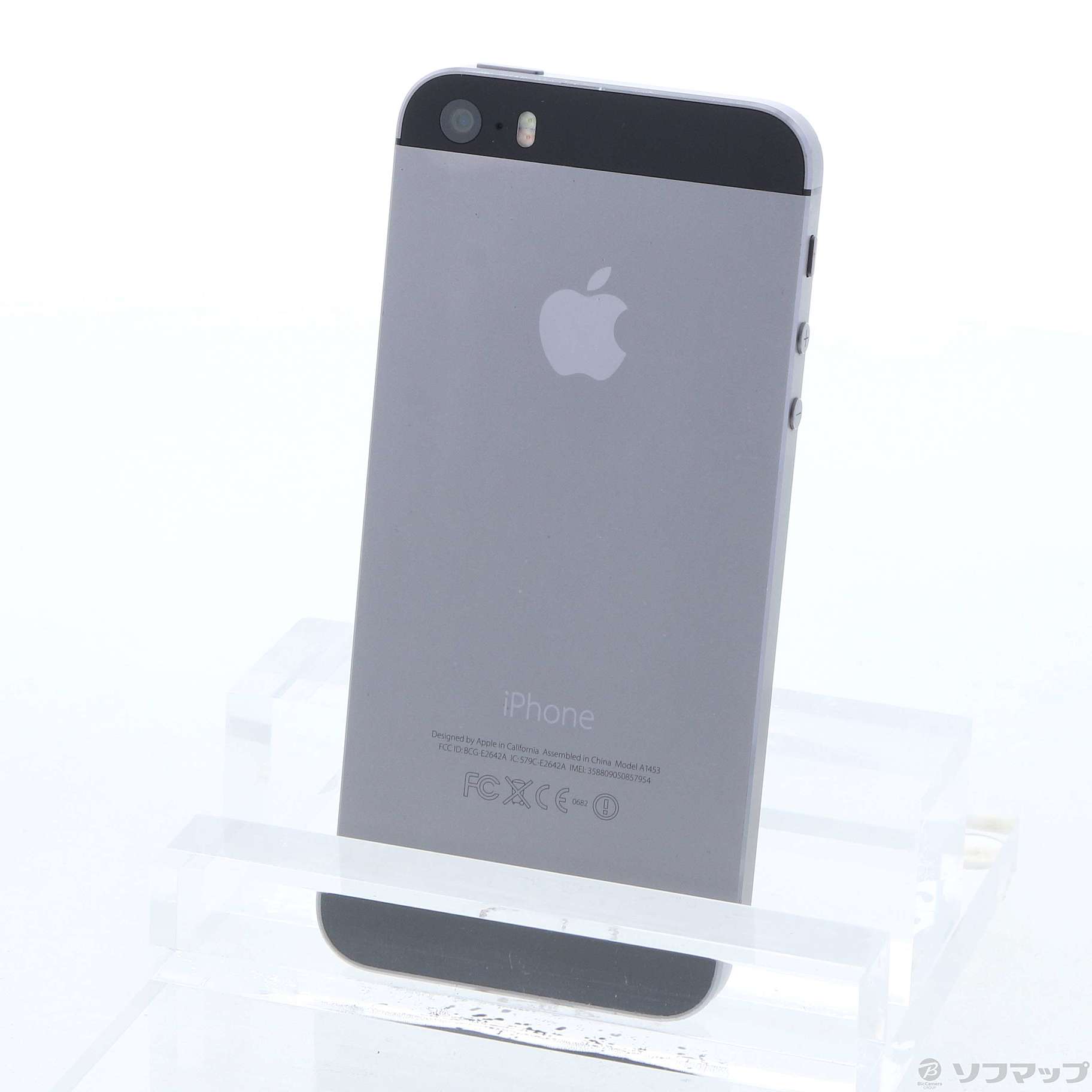 iPhone5S 16GB スペースグレイ ME332J／A au