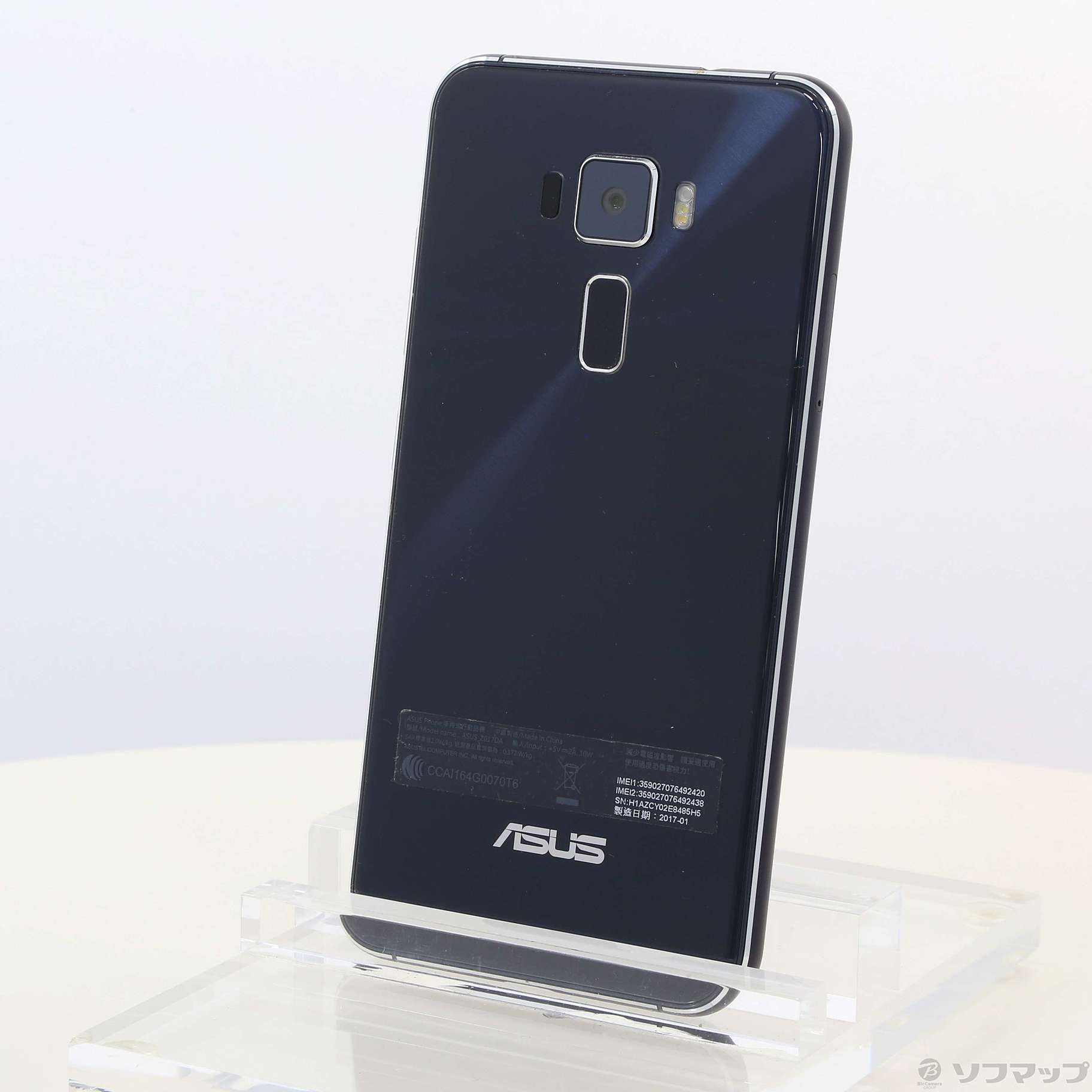 美品 ASUS Zenfoe3 ZE520KL サファイアブラック SIMフリー