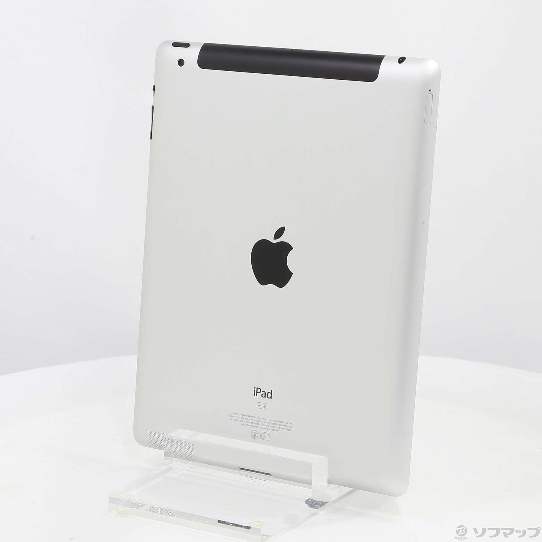 中古】iPad 2 64GB ホワイト MC984J／A SoftBank [2133036842363