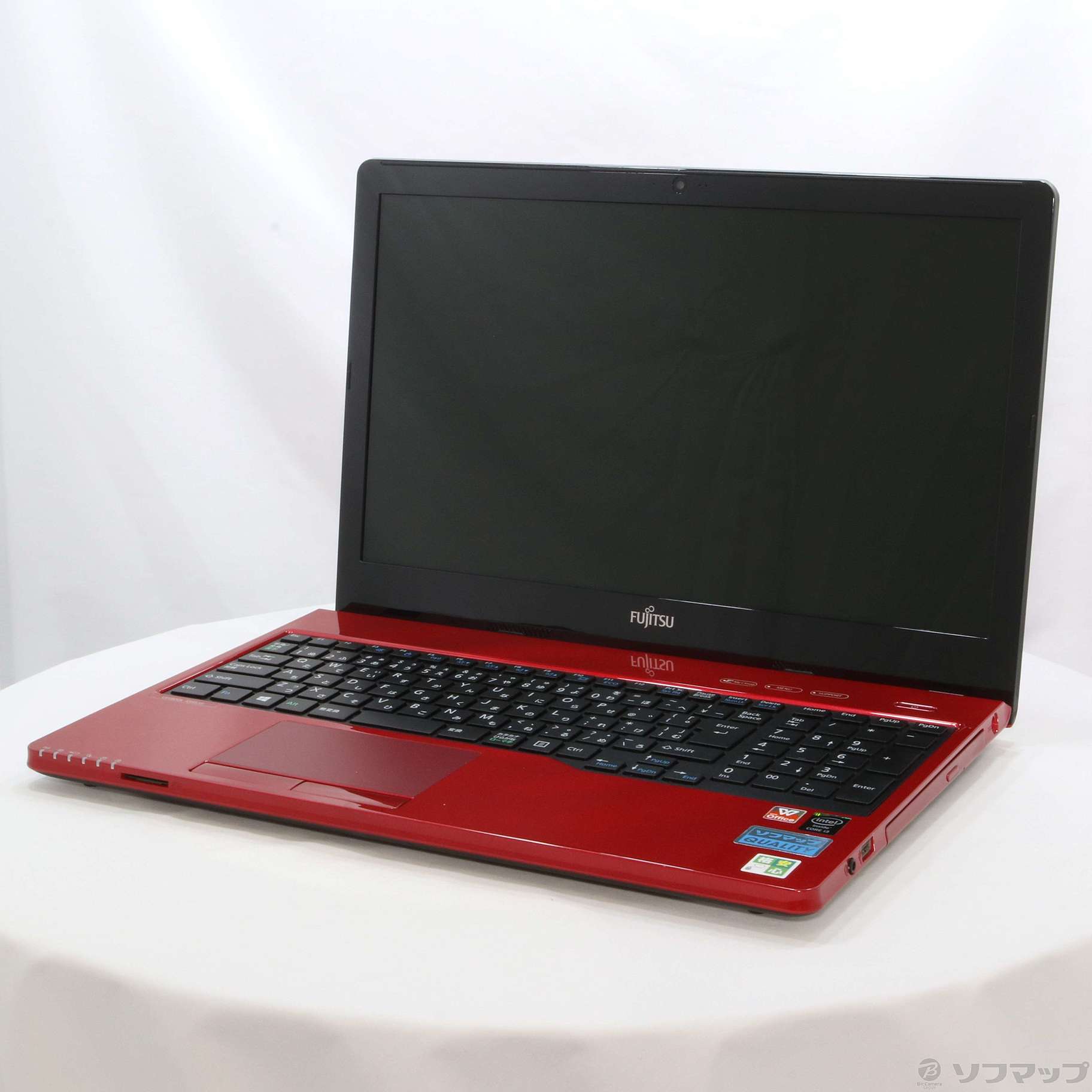 中古】格安安心パソコン LIFEBOOK AH45／W FMVA45WR ルビー