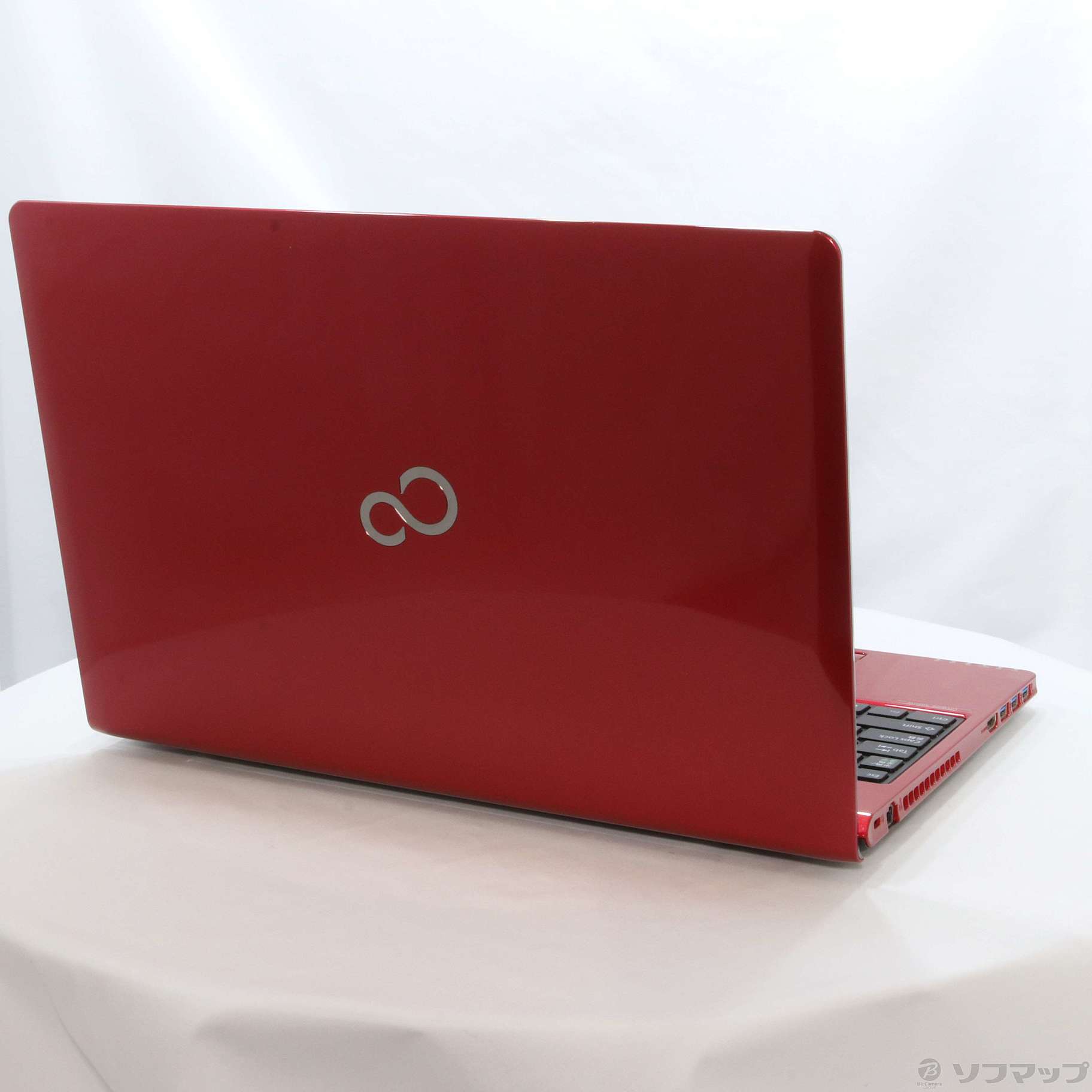 中古】格安安心パソコン LIFEBOOK AH45／W FMVA45WR ルビー