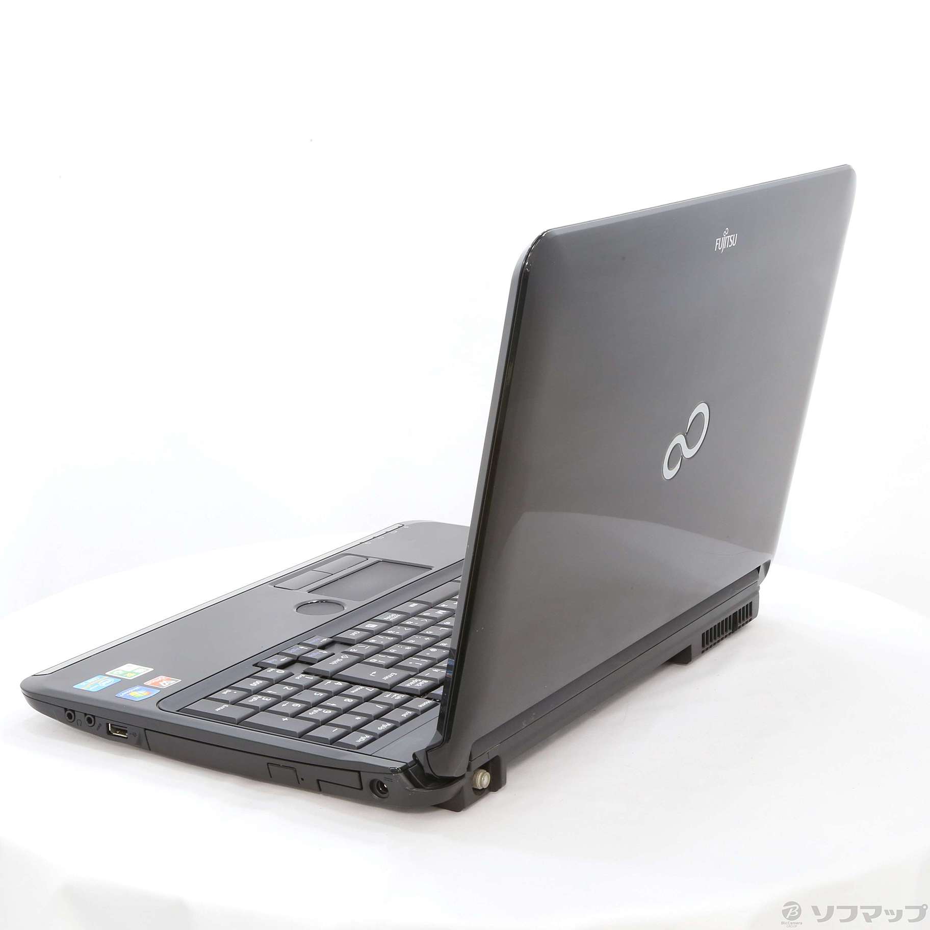 格安安心パソコン LIFEBOOK AH58／CM FMVA58CM シャイニーブラック