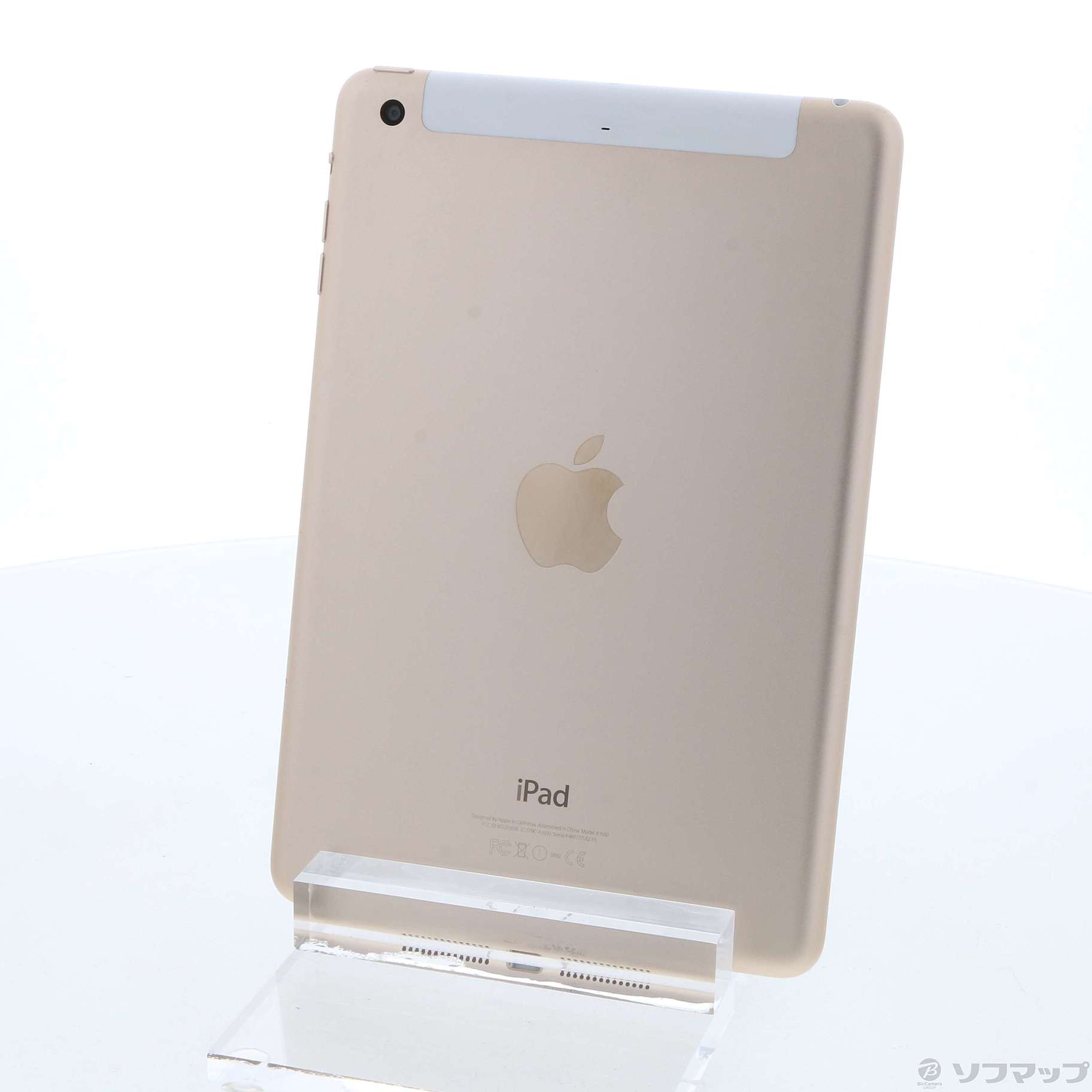 PC/タブレット71535T  iPad mini3 GOLD 64GB docomo 品