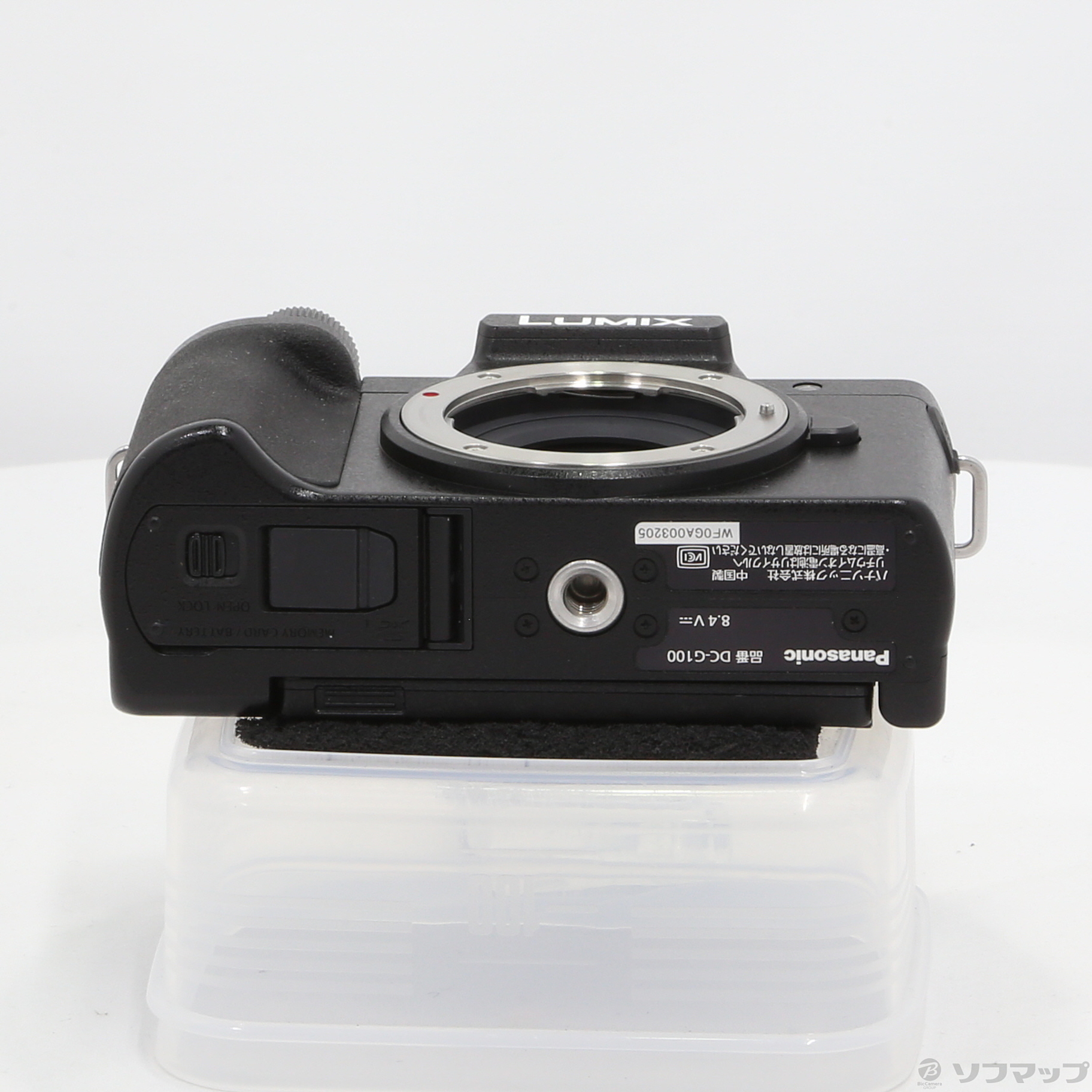 中古】LUMIX G100 標準ズームレンズキット ブラック DC-G100K-K