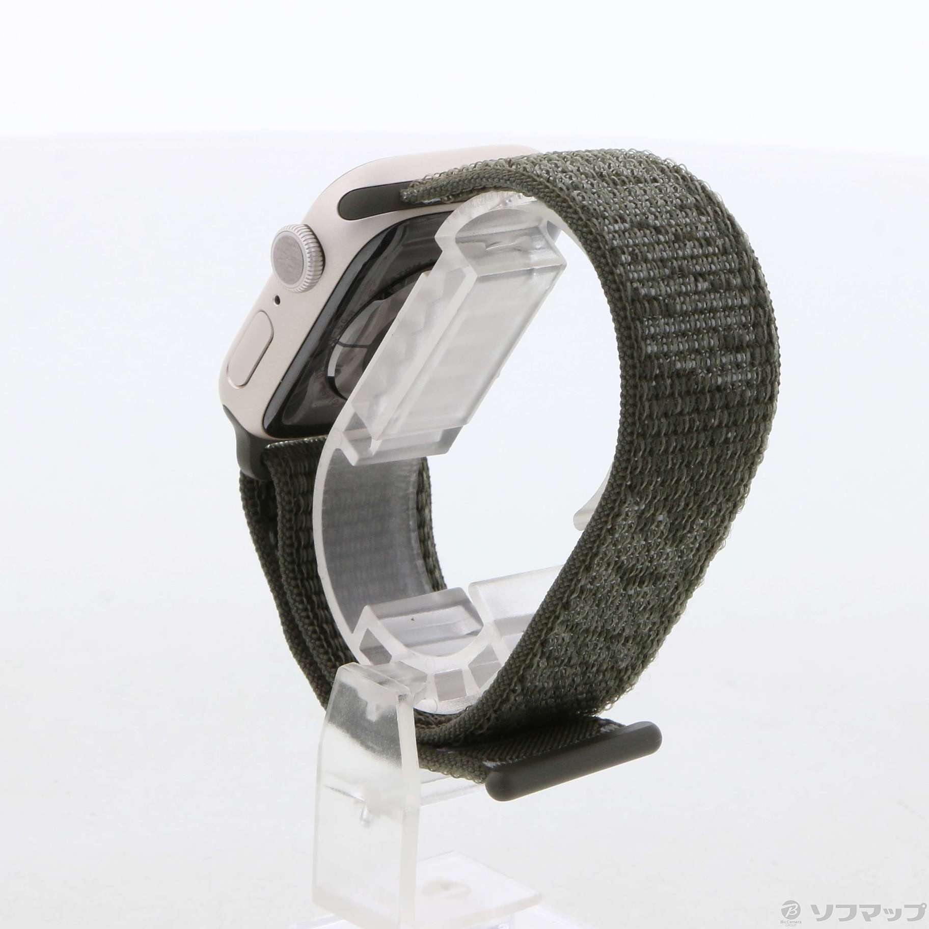 Apple Watch Series 7 Nike GPS 41mm スターライトアルミニウムケース カーゴカーキNikeスポーツループ