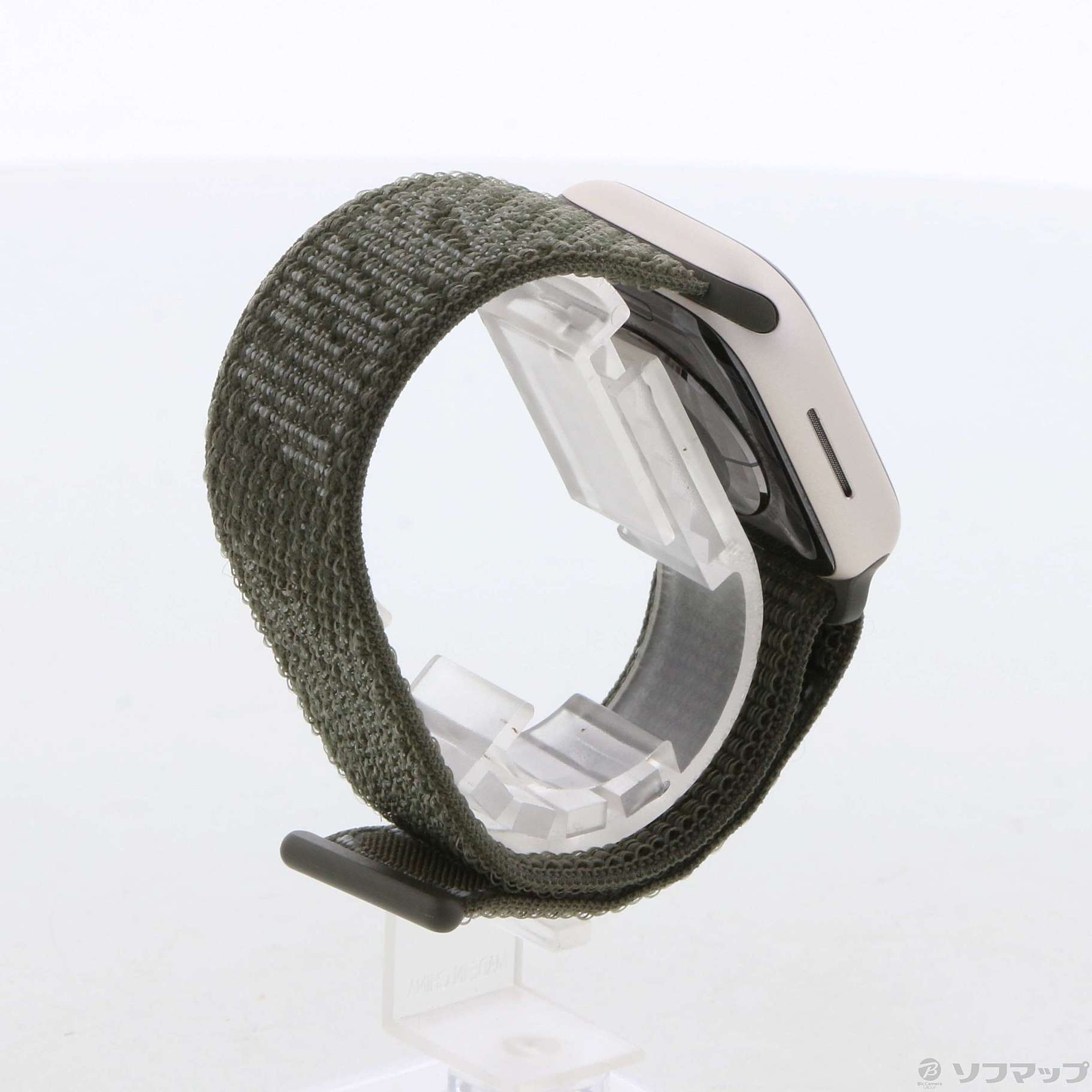 Apple Watch Series 7 Nike GPS 41mm スターライトアルミニウムケース カーゴカーキNikeスポーツループ