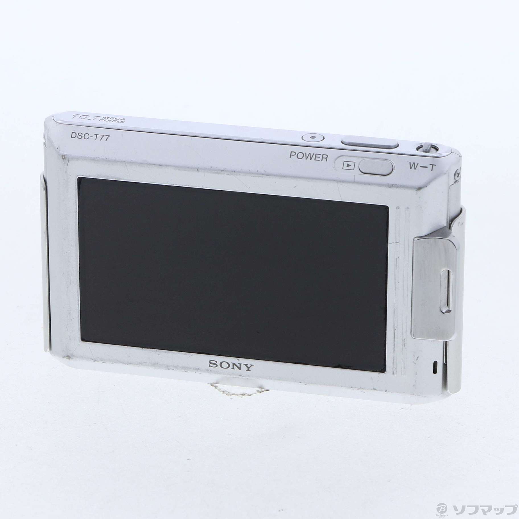 中古】CYBERSHOT DSC-T77 S (1010万画素／4倍ズーム／シルバー